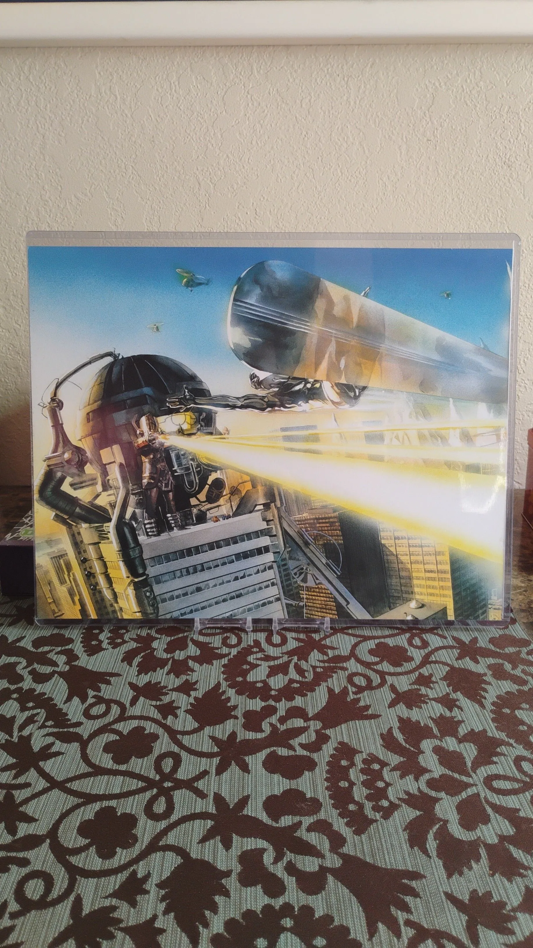 Product image for Fantastic Four/Galactus/Surfer oversized print by Alex Ross