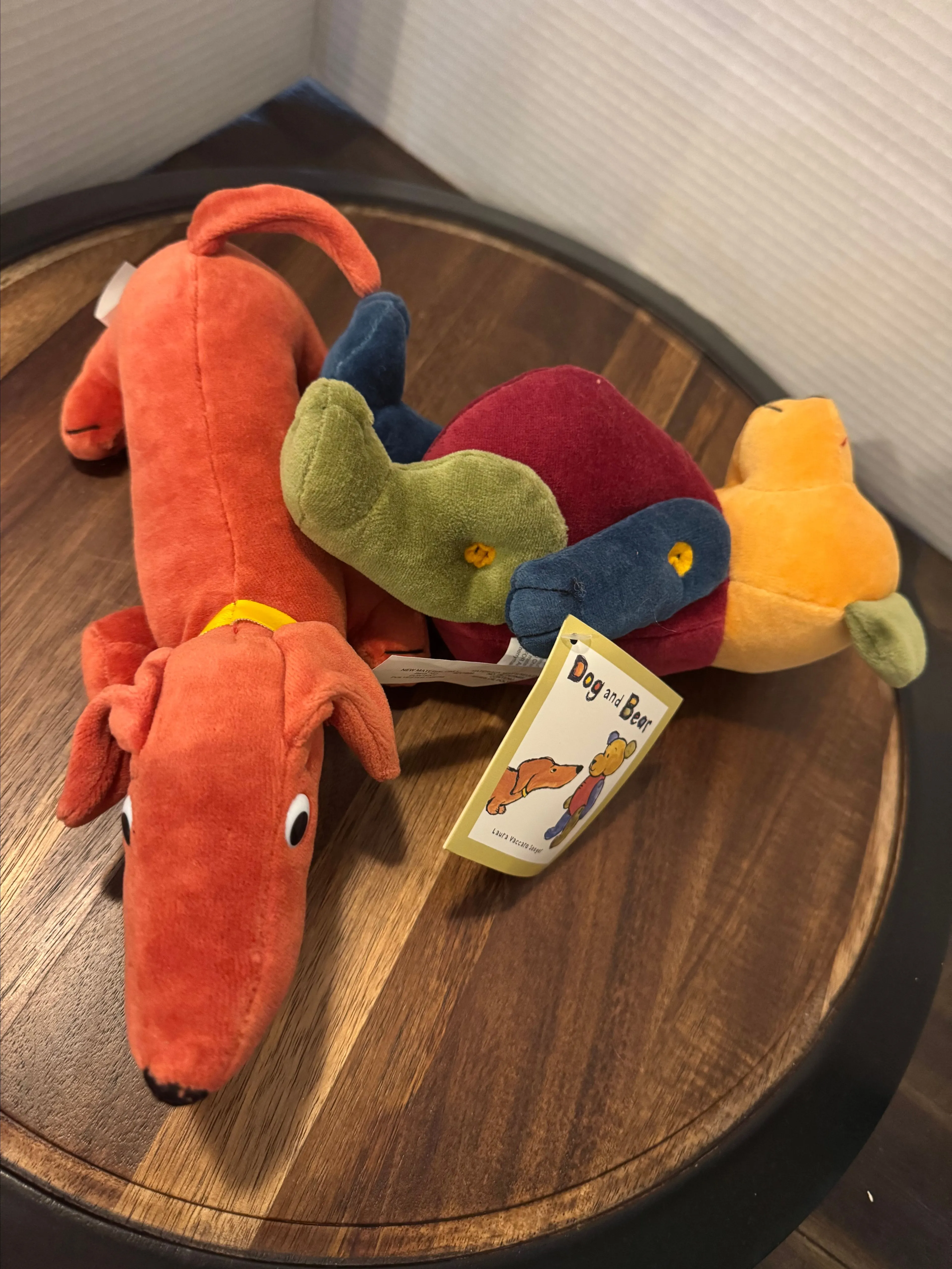 Product image for Dog and bear plush set
