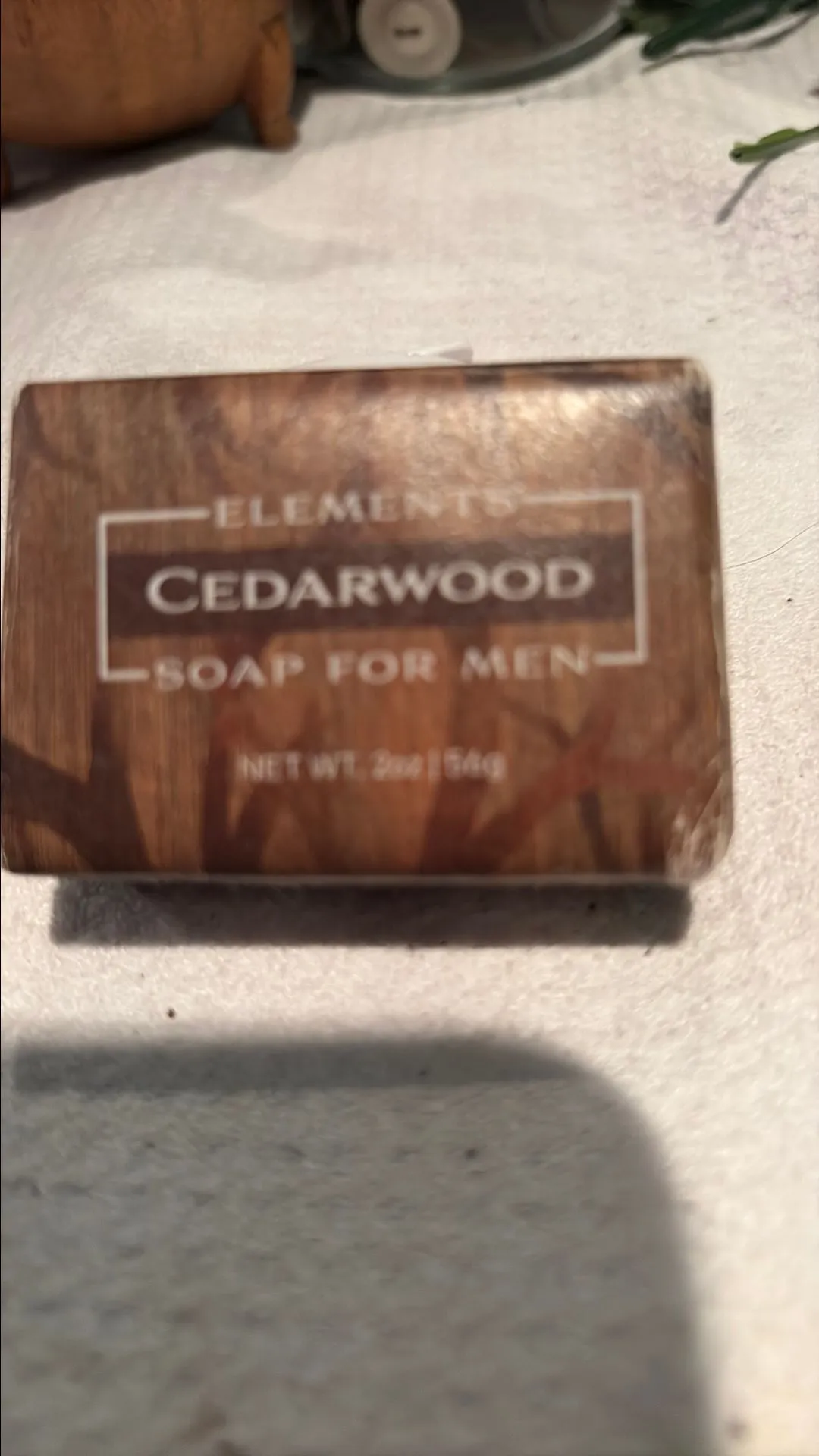 Product image for Elements cedar wood bar of soap 2 oz