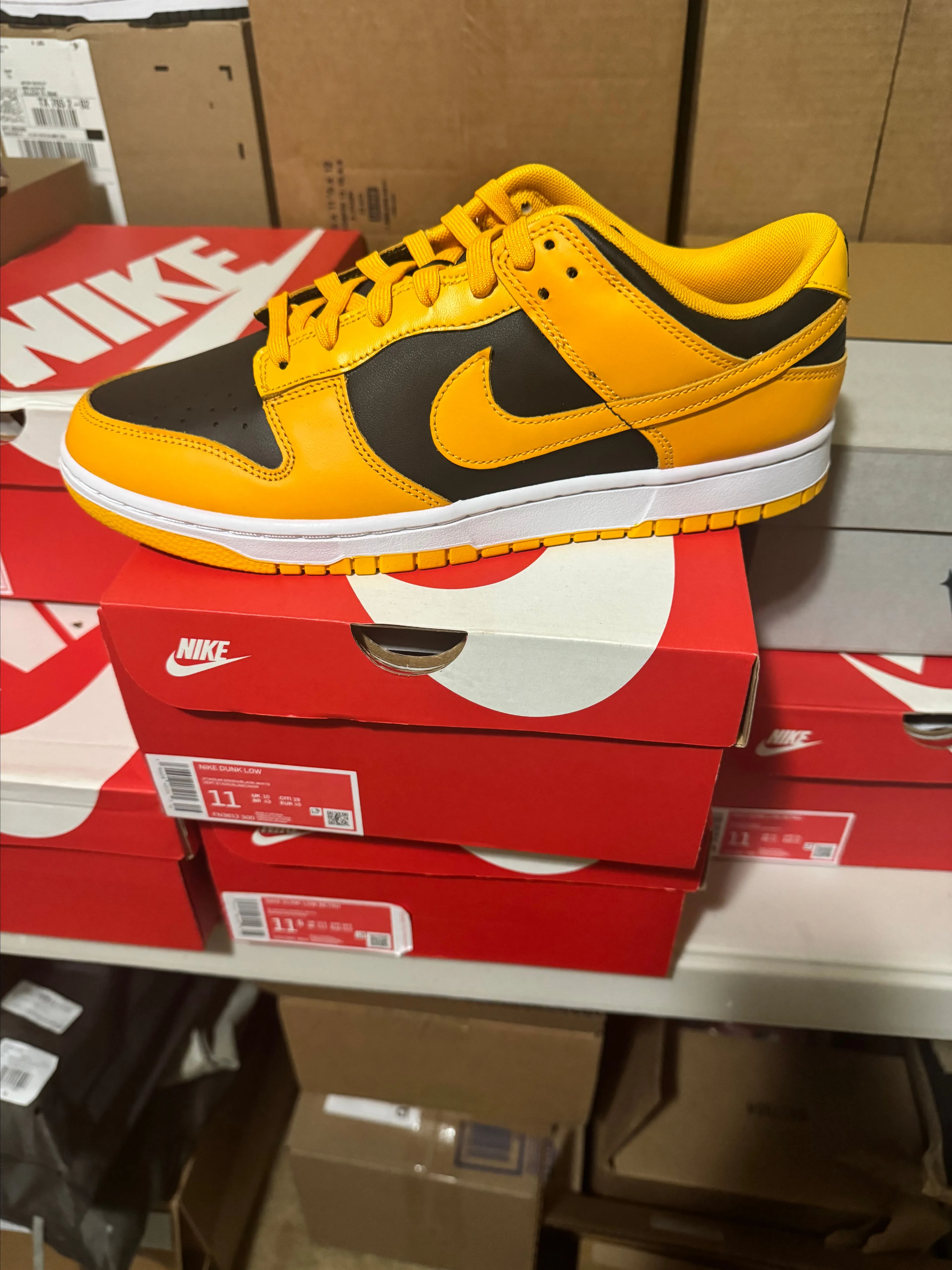 Product image for NIKE DUNK LOW RETRO GOLDENROD