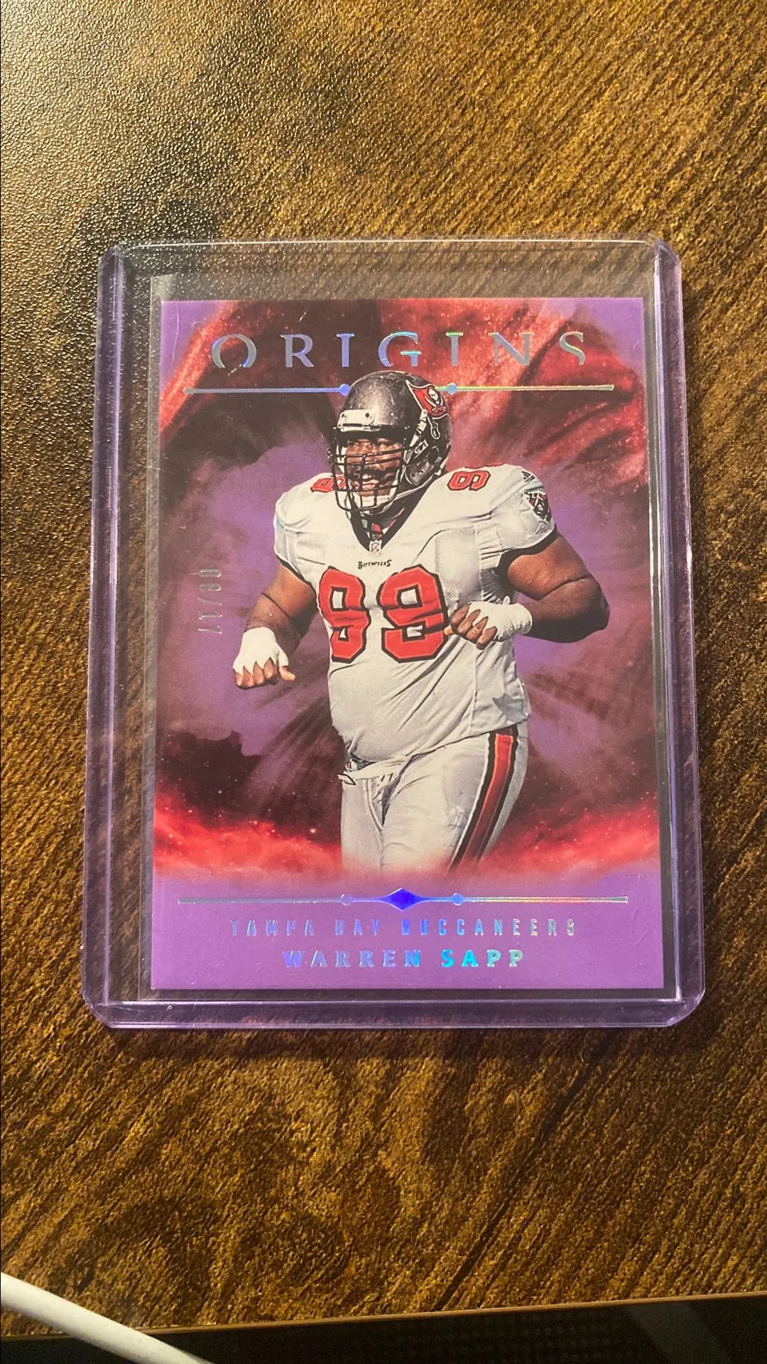 Product image for Warren Sapp FOTL Purple /17