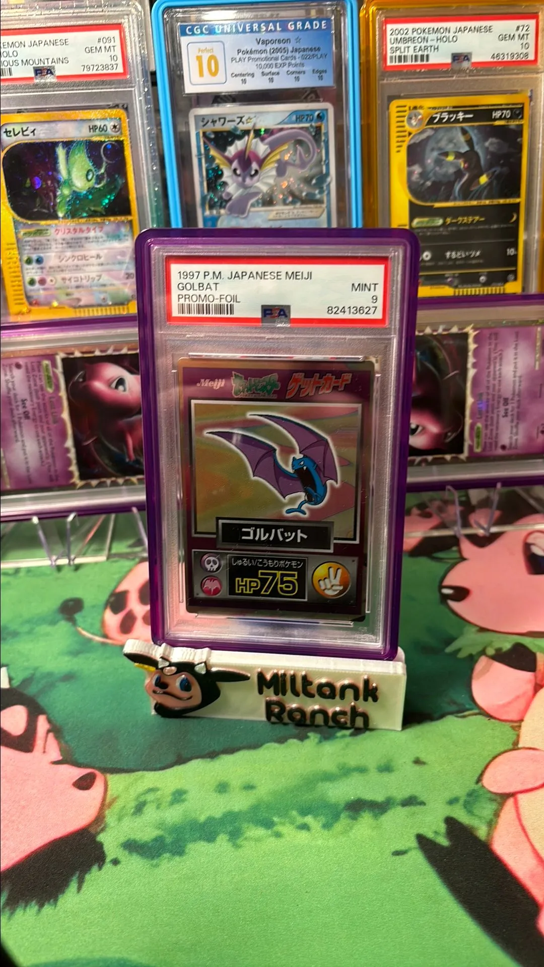 Product image for 🦇POP 1, NH🦇  GOLBAT  MEIJI PROMO   PSA MINT 9