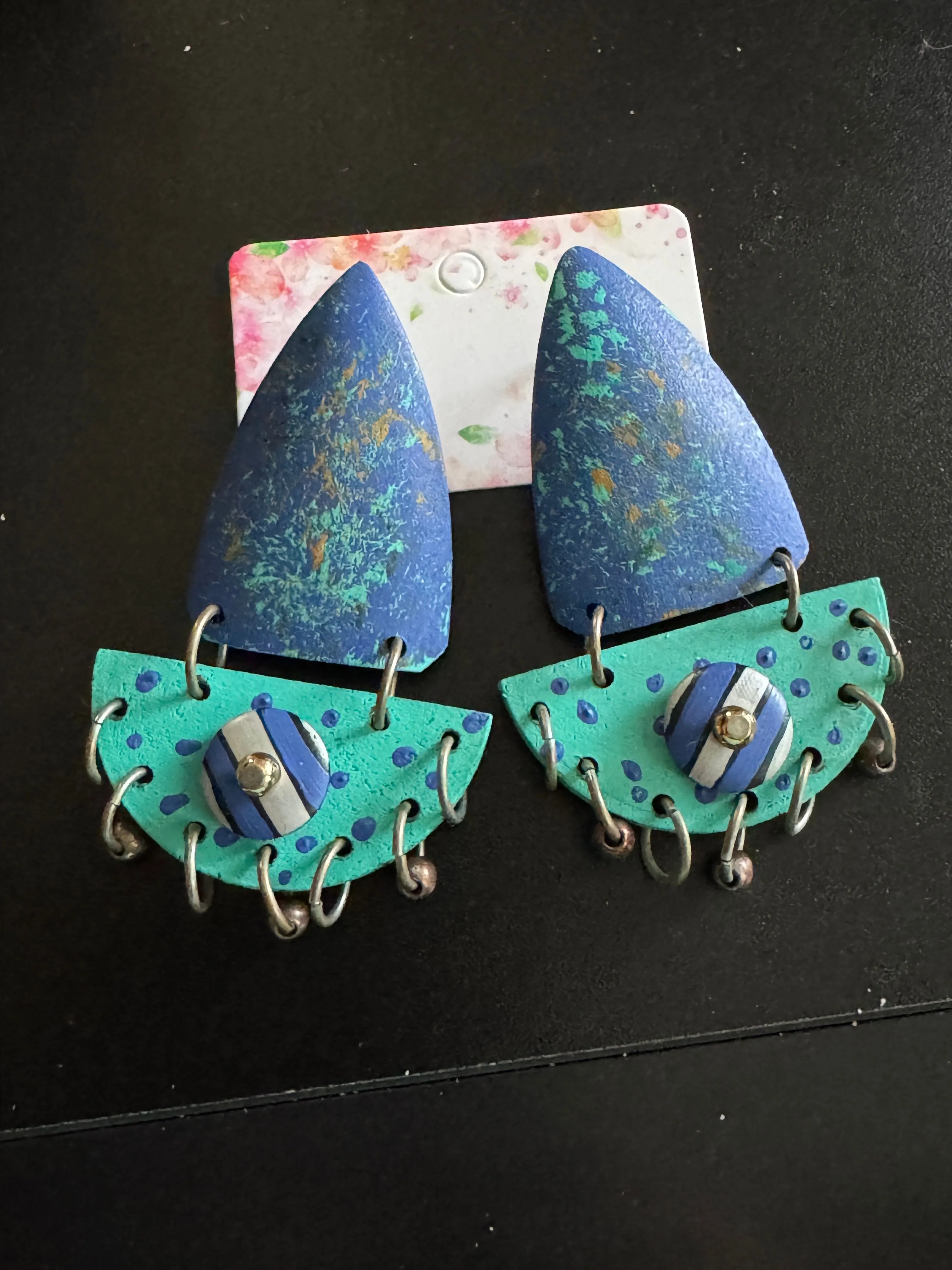 Product image for 033. Boho Blue Earrings