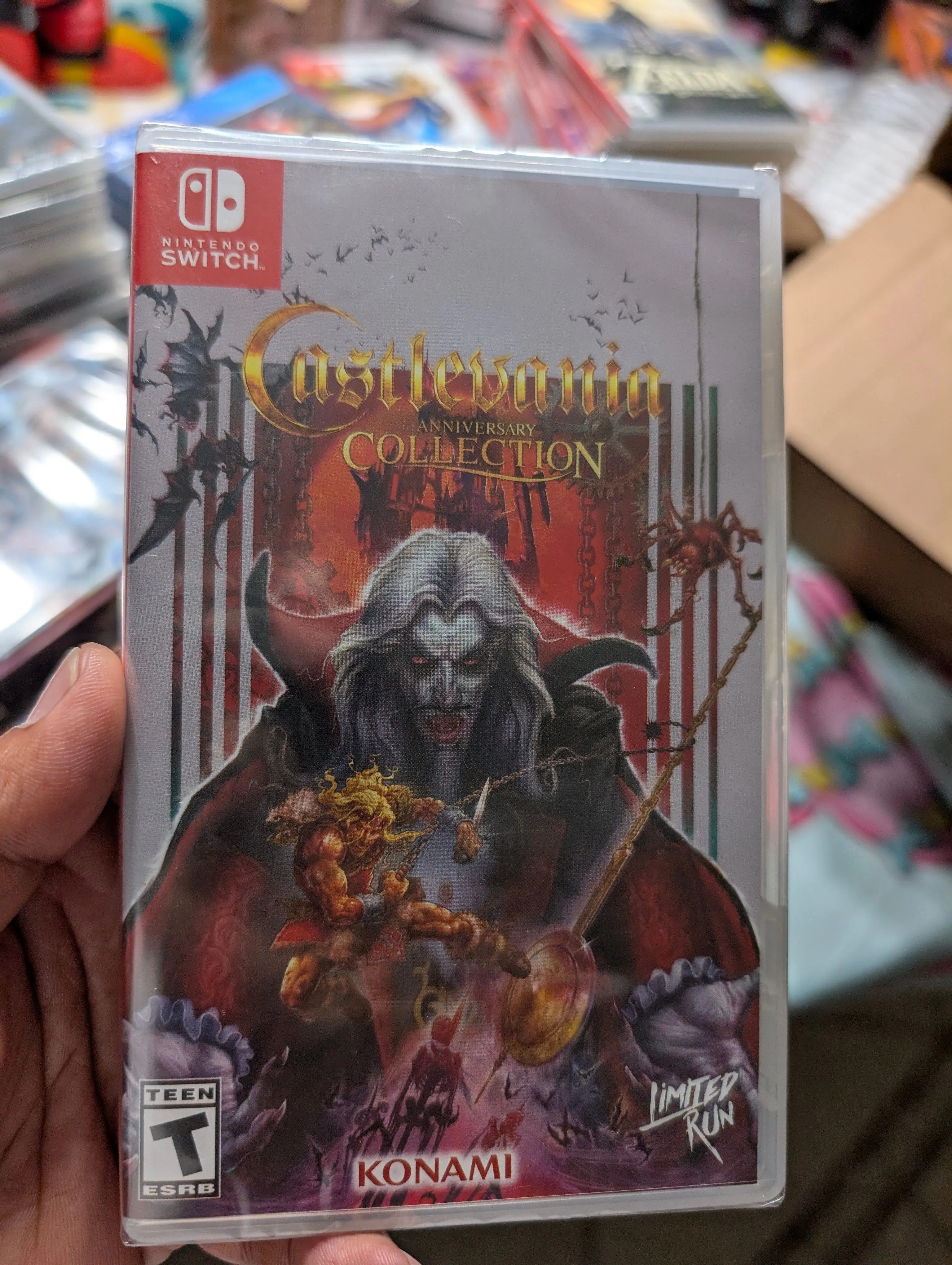 Product image for Castlevania Anniversary Collection - Switch - Konami Cover - LRG #104 New/Sealed