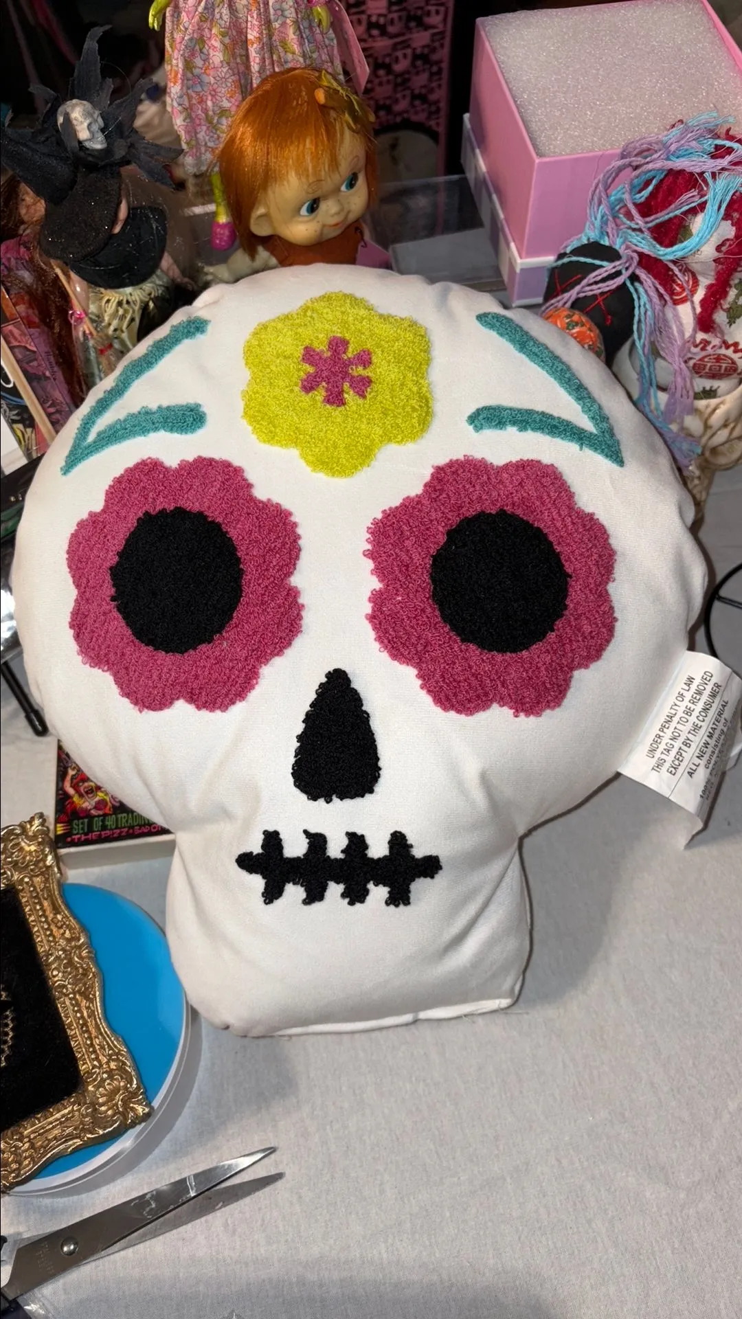 Product image for Day Of The Dead Throw Pillow