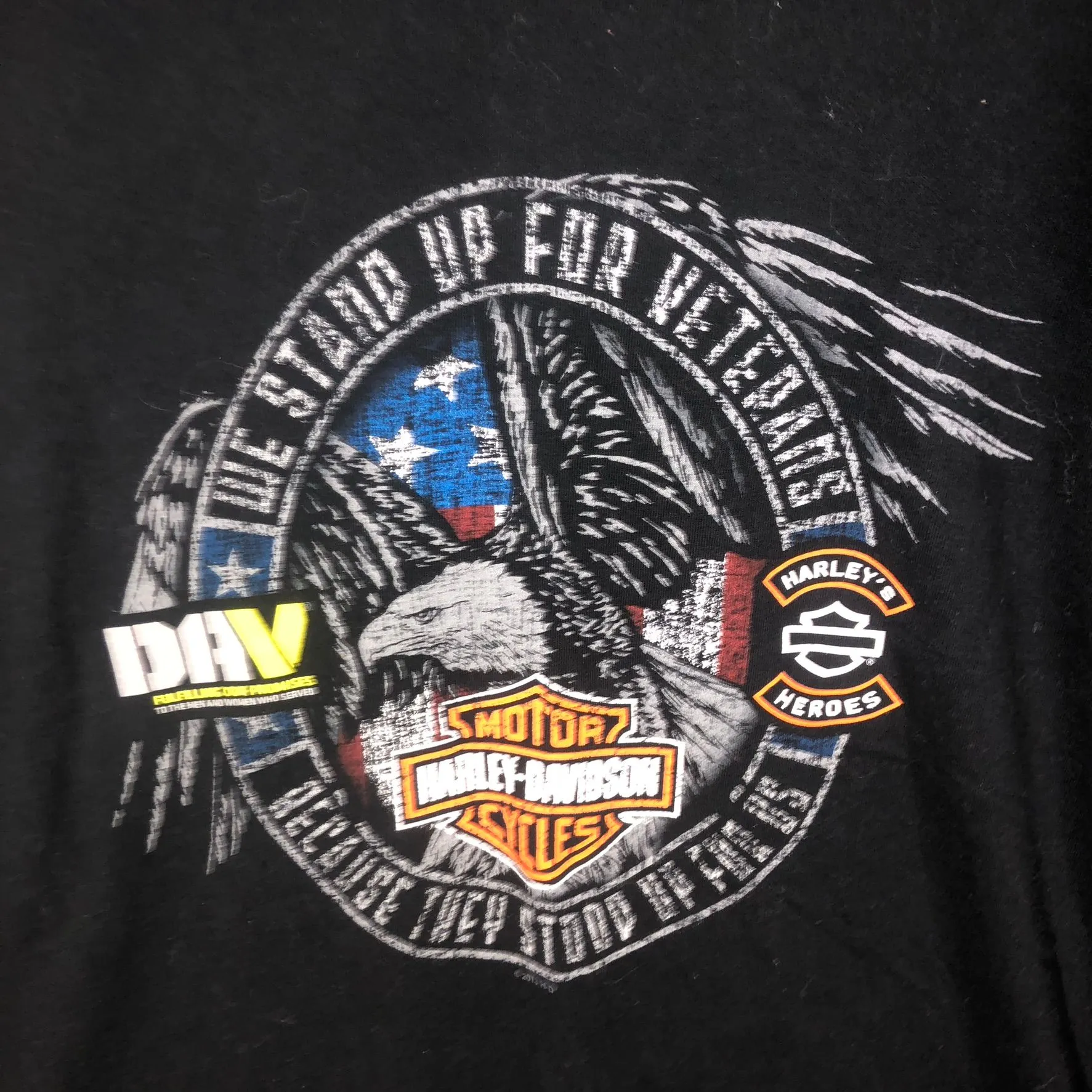 Product image for Harley Davidson Heros St Petersburg FL Graphic Tee Shirt Size XL