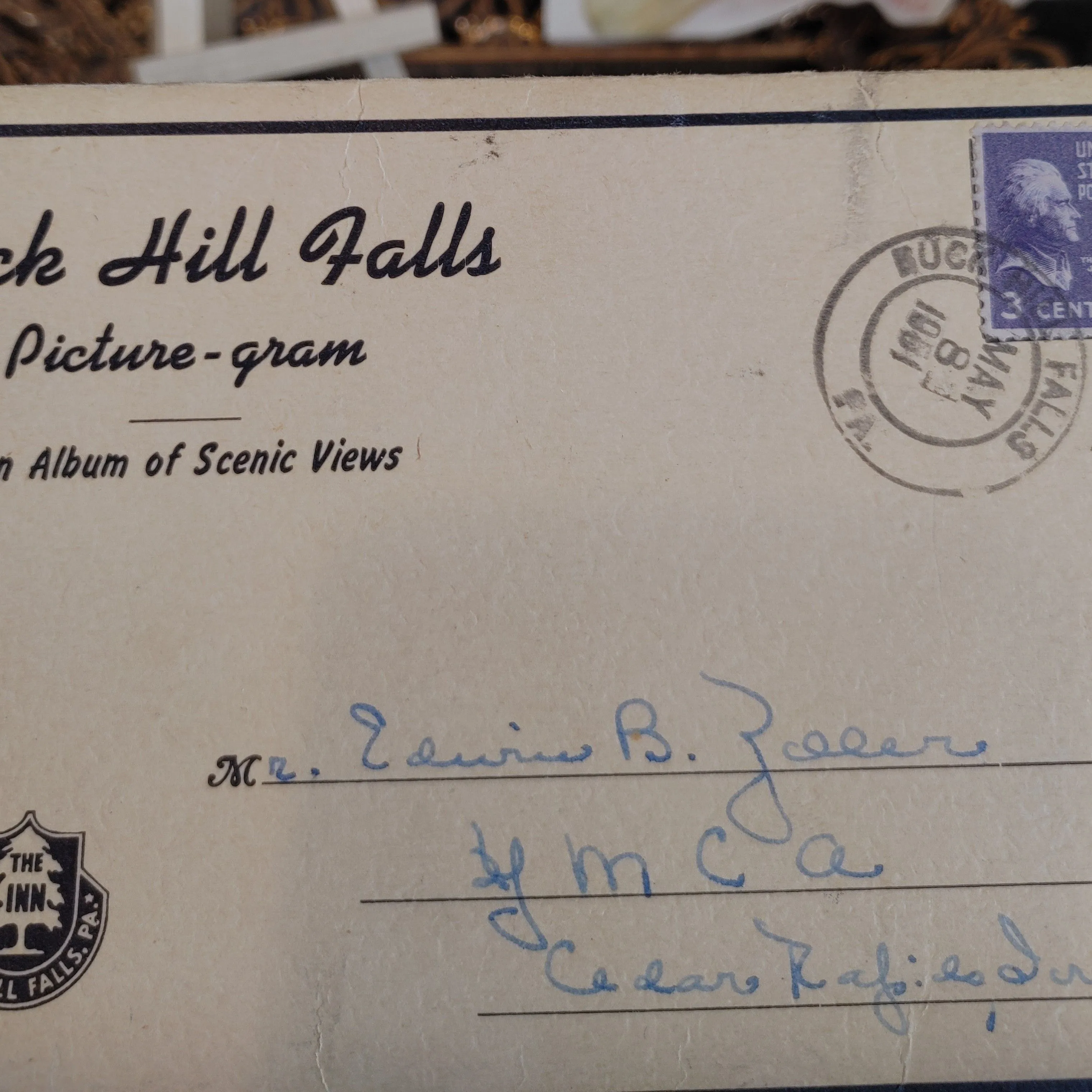 Product image for An Album of scenic Views post cards stamp 1961 PA