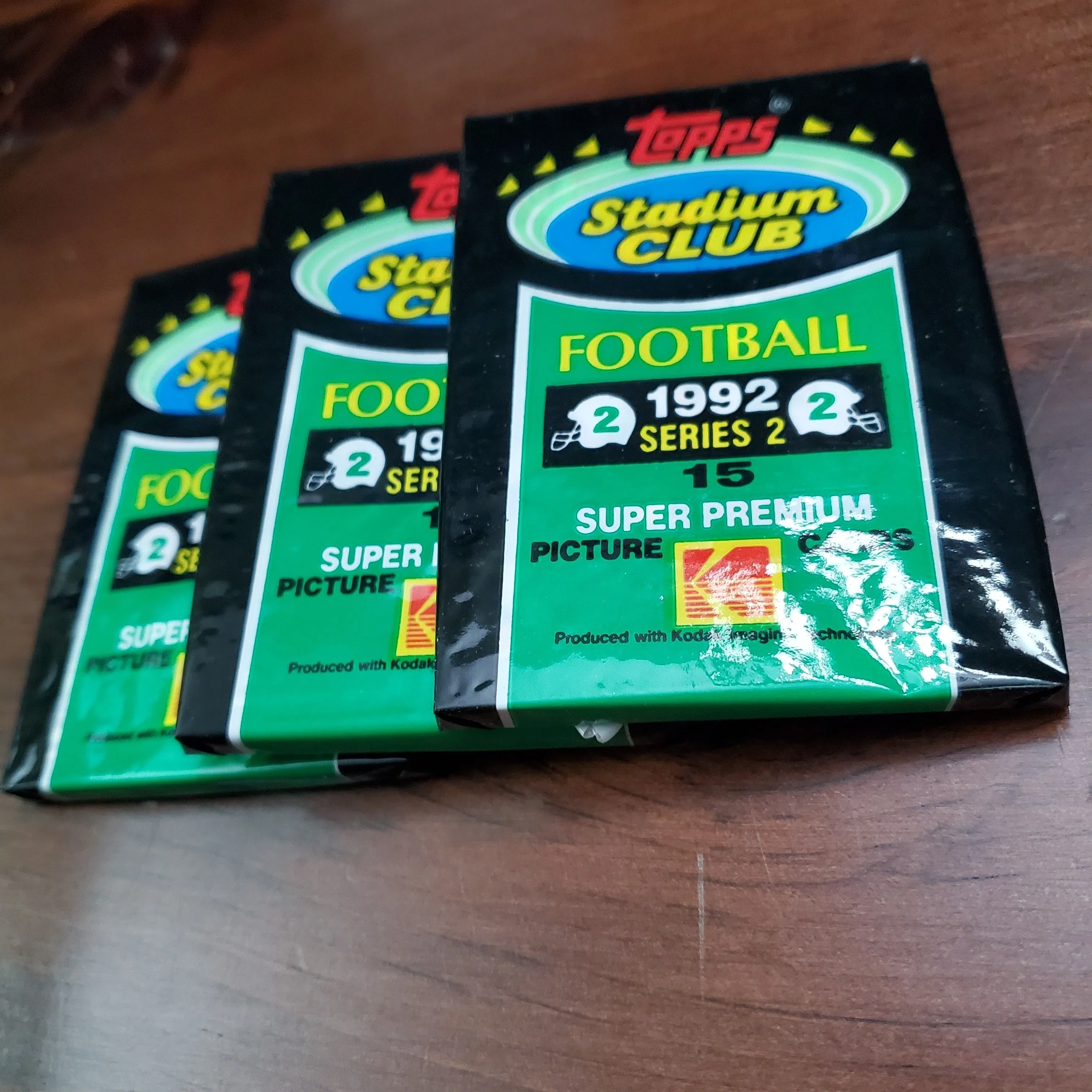 Product image for 3 Packs 1992 Stadium Club Series 2