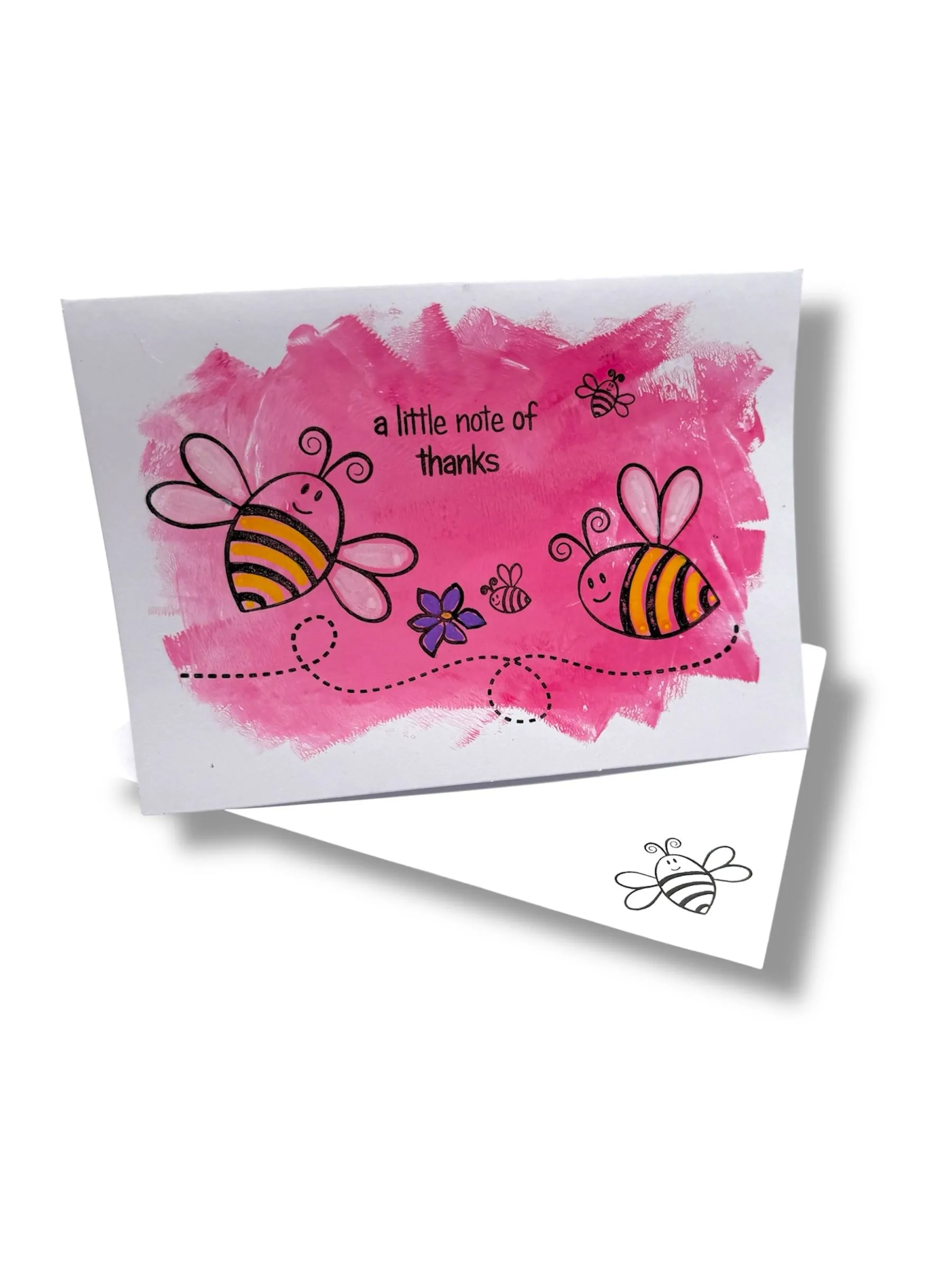 Product image for Set of 5 Bumble Bee Series Greeting Cards