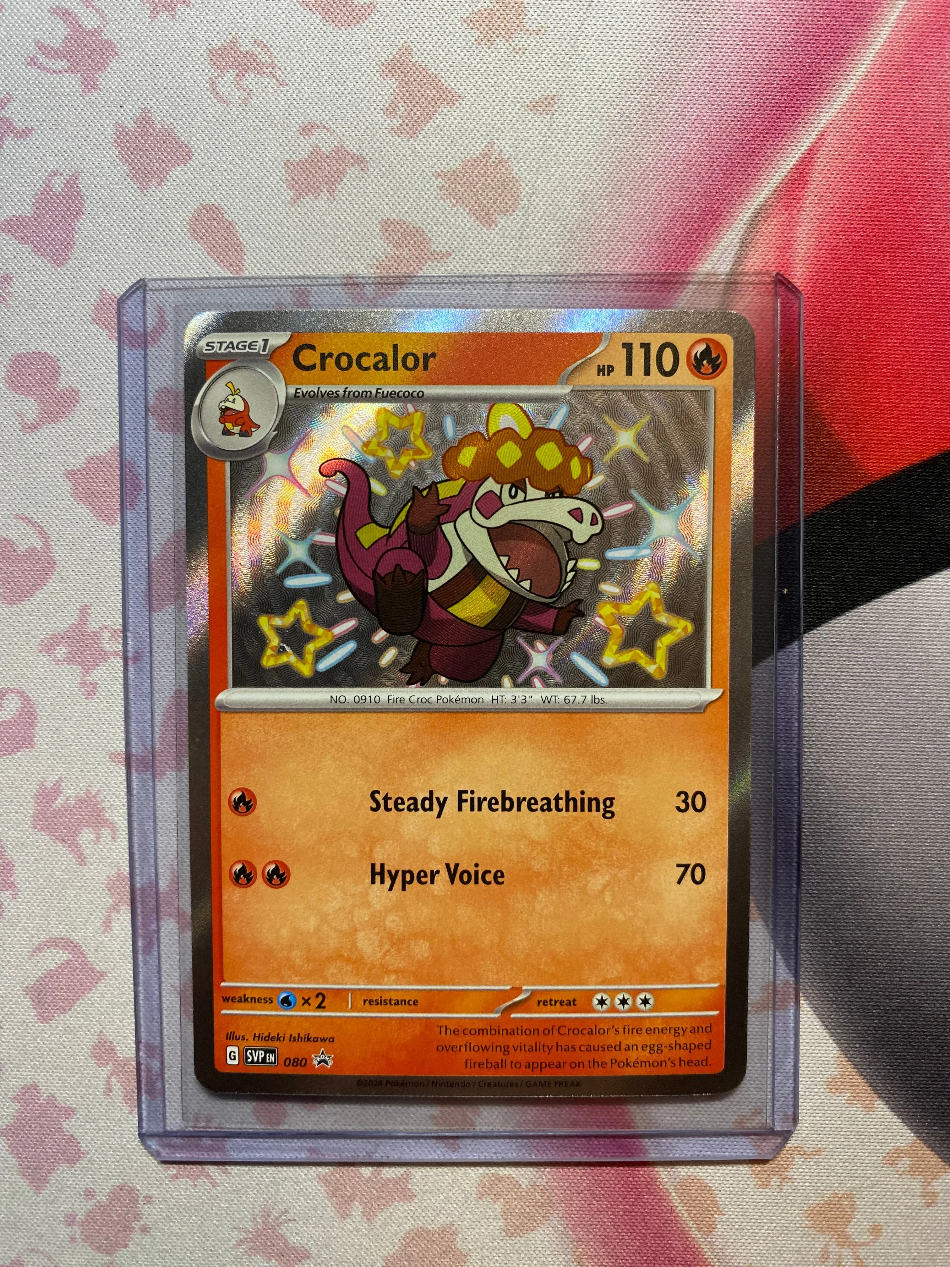 crocalor pokemon card value Crocalor #080 Promo TAG 10 main image 0