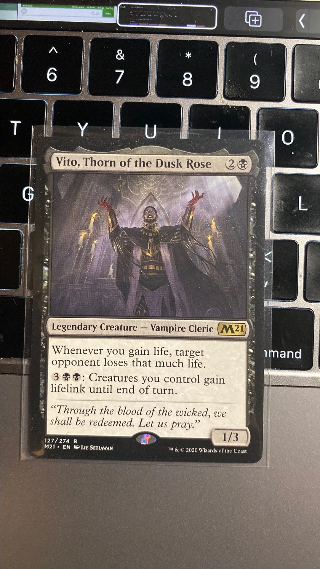 Product image for Vito, Thorn of the Dusk Rose 127/274 MTG