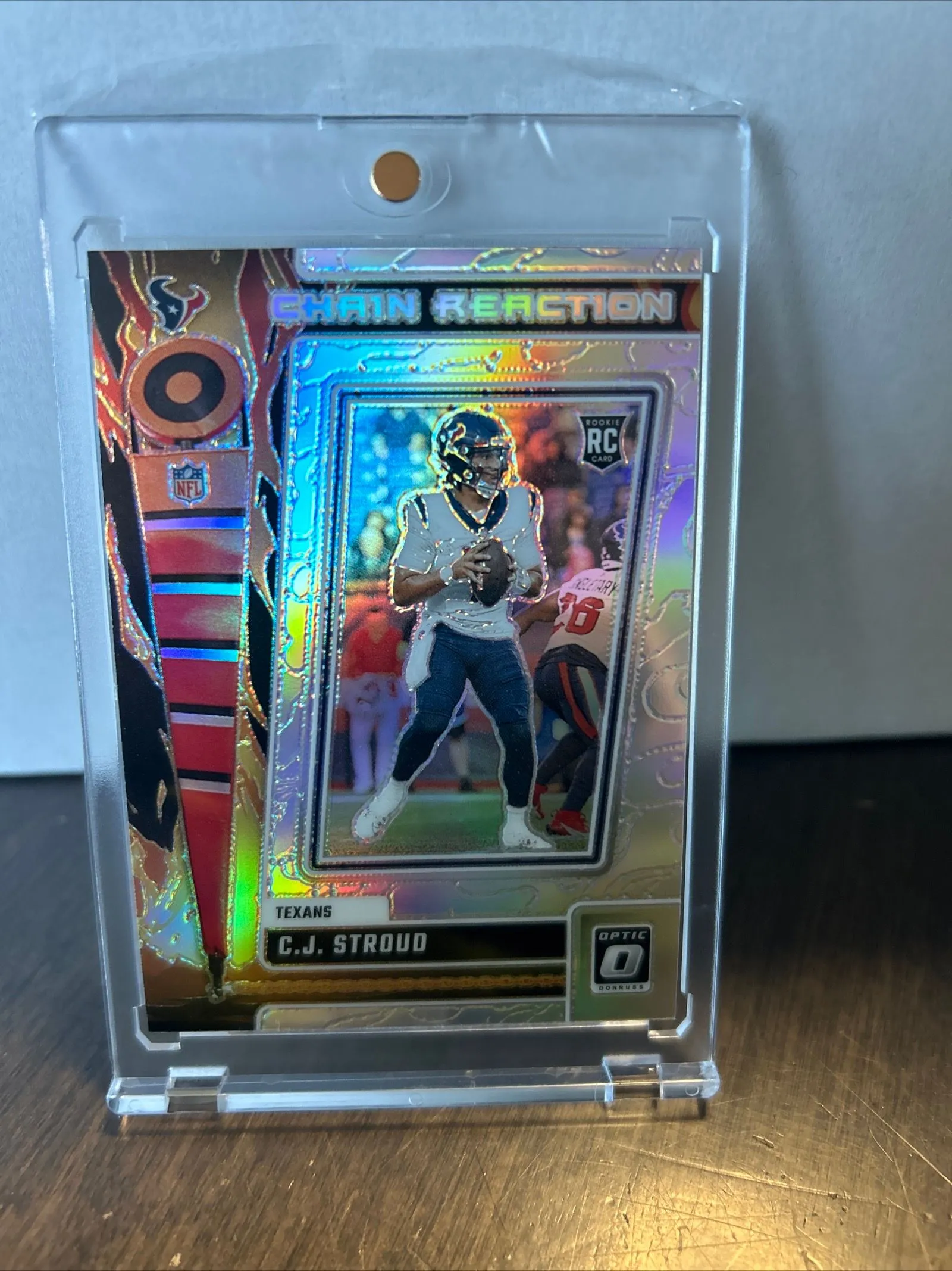 Product image for CJ Stroud  - 2023 Optic Chain Reaction rookie insert