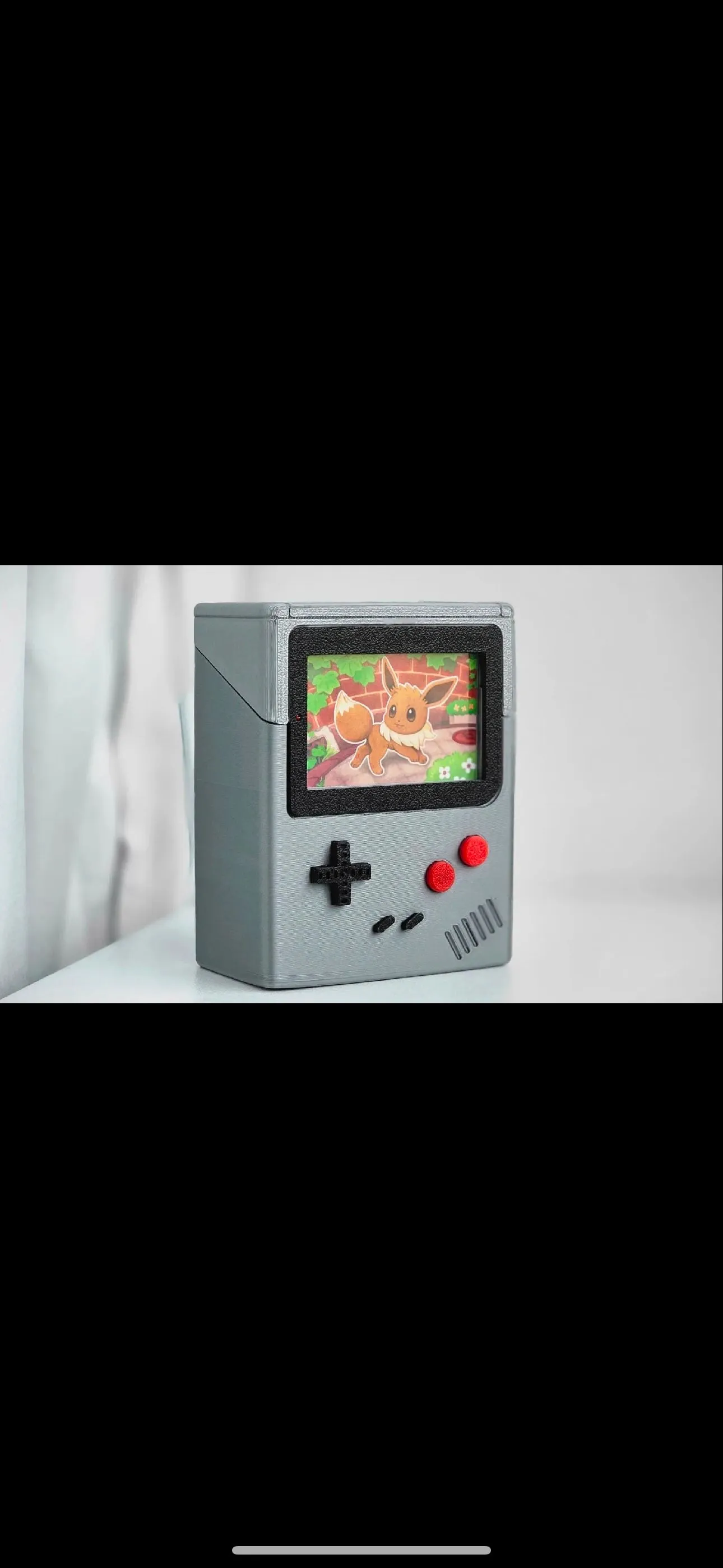 Product image for Pokémon Game Boy Deckbox - Unique Retro Design for Pokémon Cards | TCG Storage Box