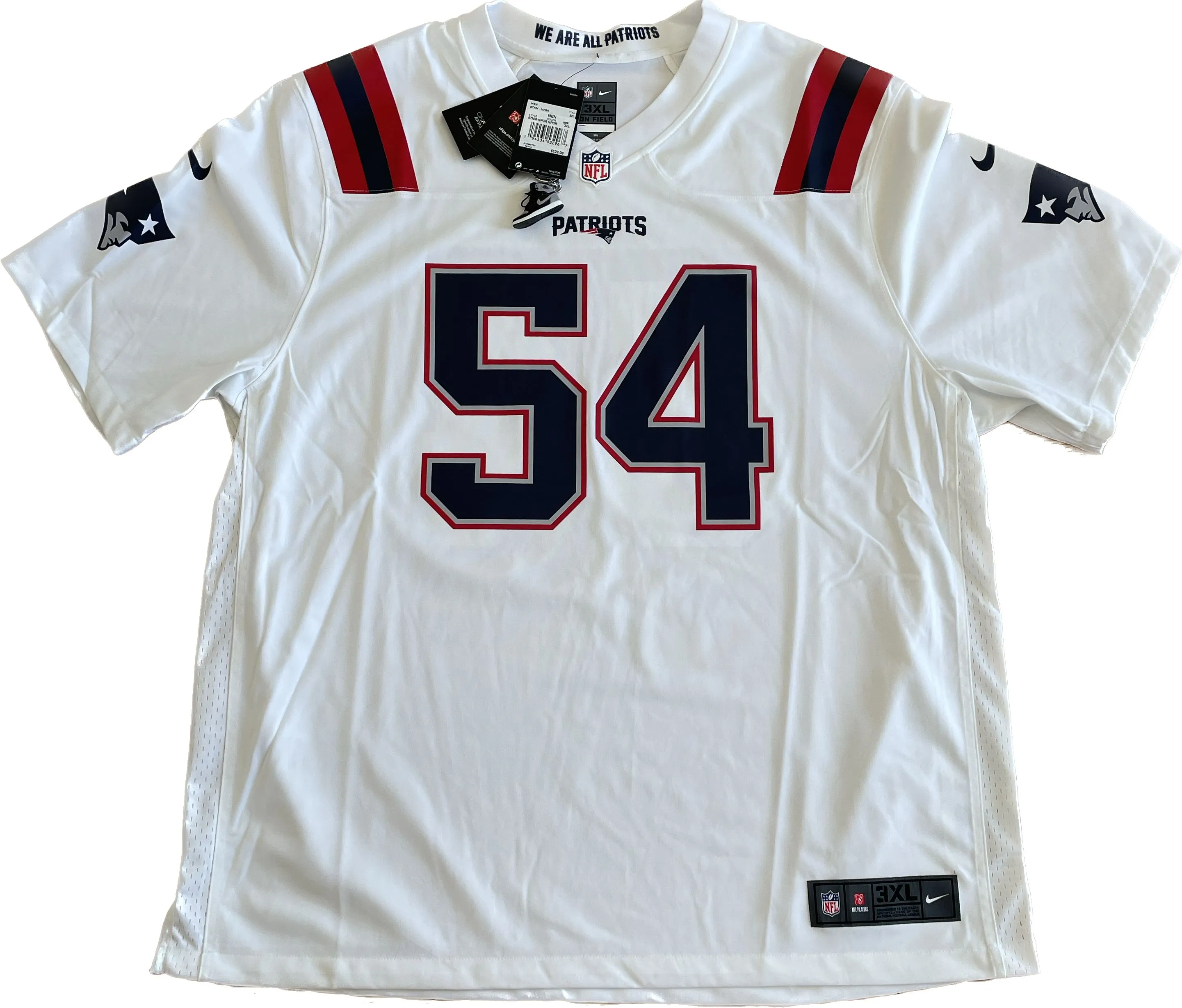 Product image for NIKE - Patriots Dont’a Hightower Jersey - 3XL NEW WITH TAGS 🏷️