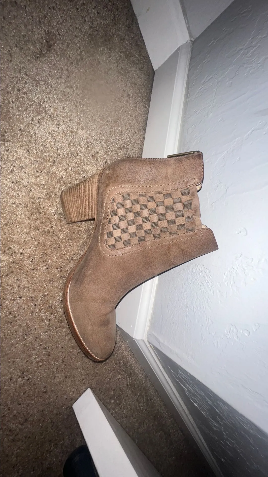 Product image for Aquatalia light brown ankle boots
