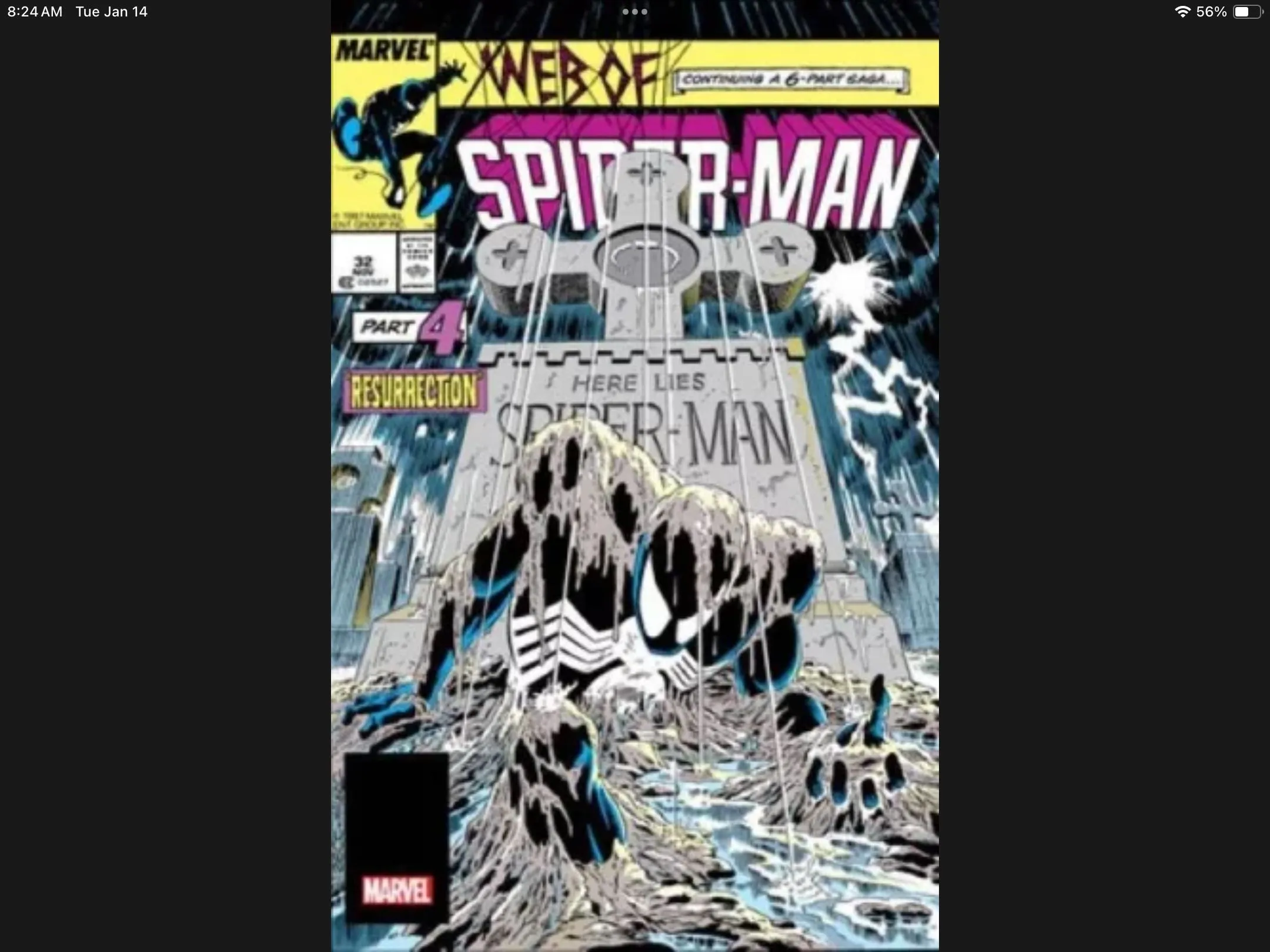 Product image for Web of Spider-Man #32 Poster