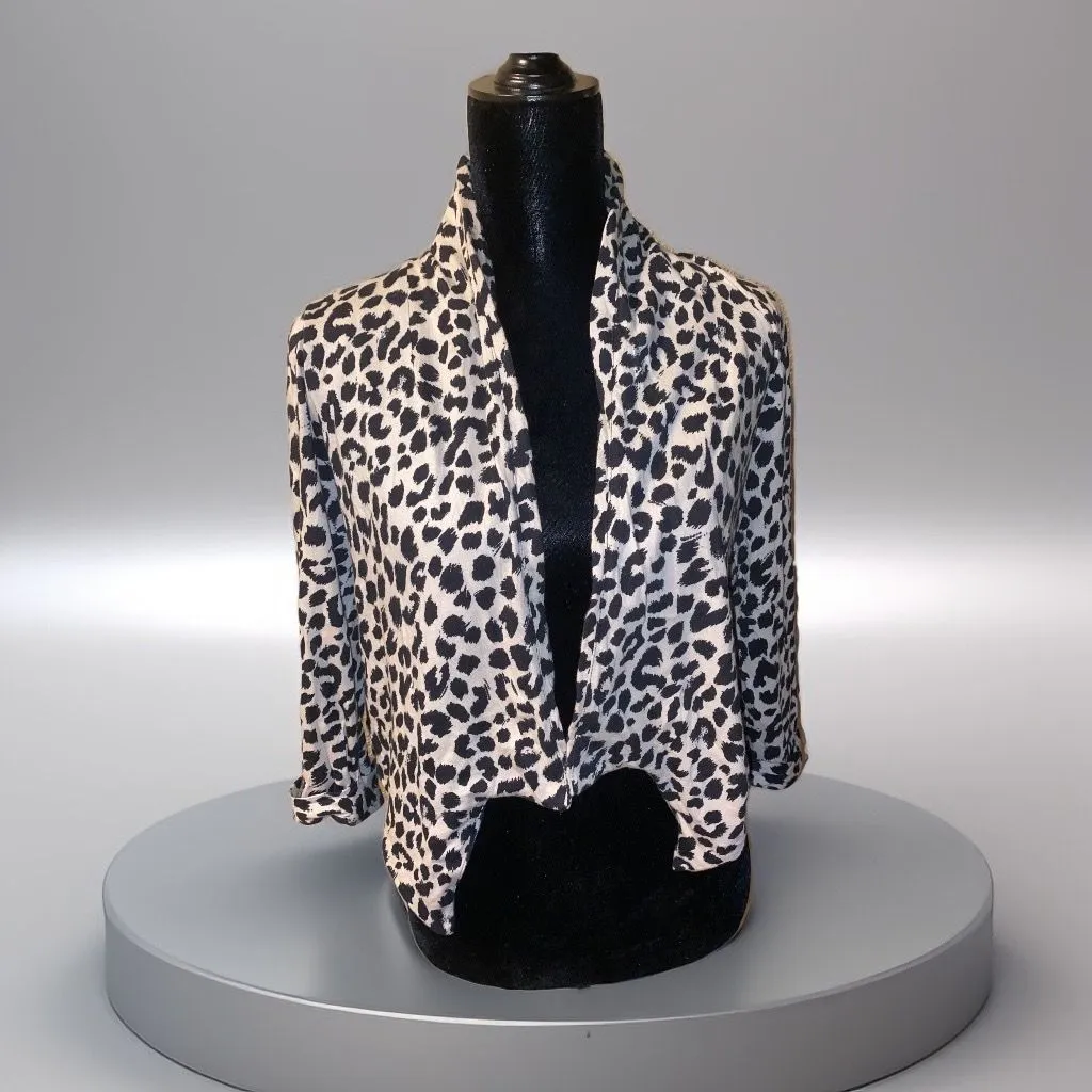 Product image for Animal Print Crop Blazer