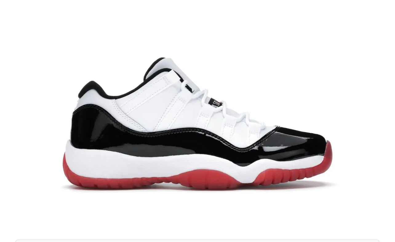 Product image for Jordan 11 Low Concord Bred 6Y Pre-loved Rep Box