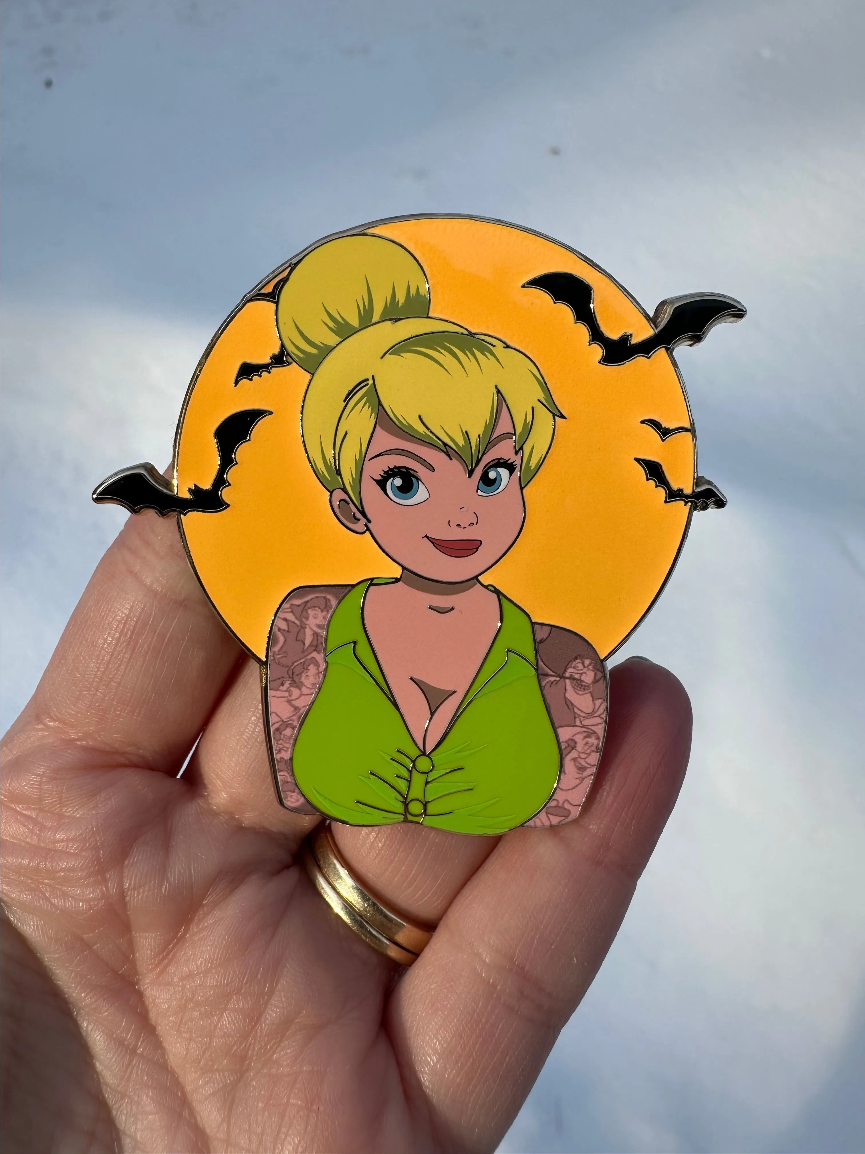 Product image for TT Fantasy Pin - Tattooed Babes Tinkerbell LE 40, A GRADE