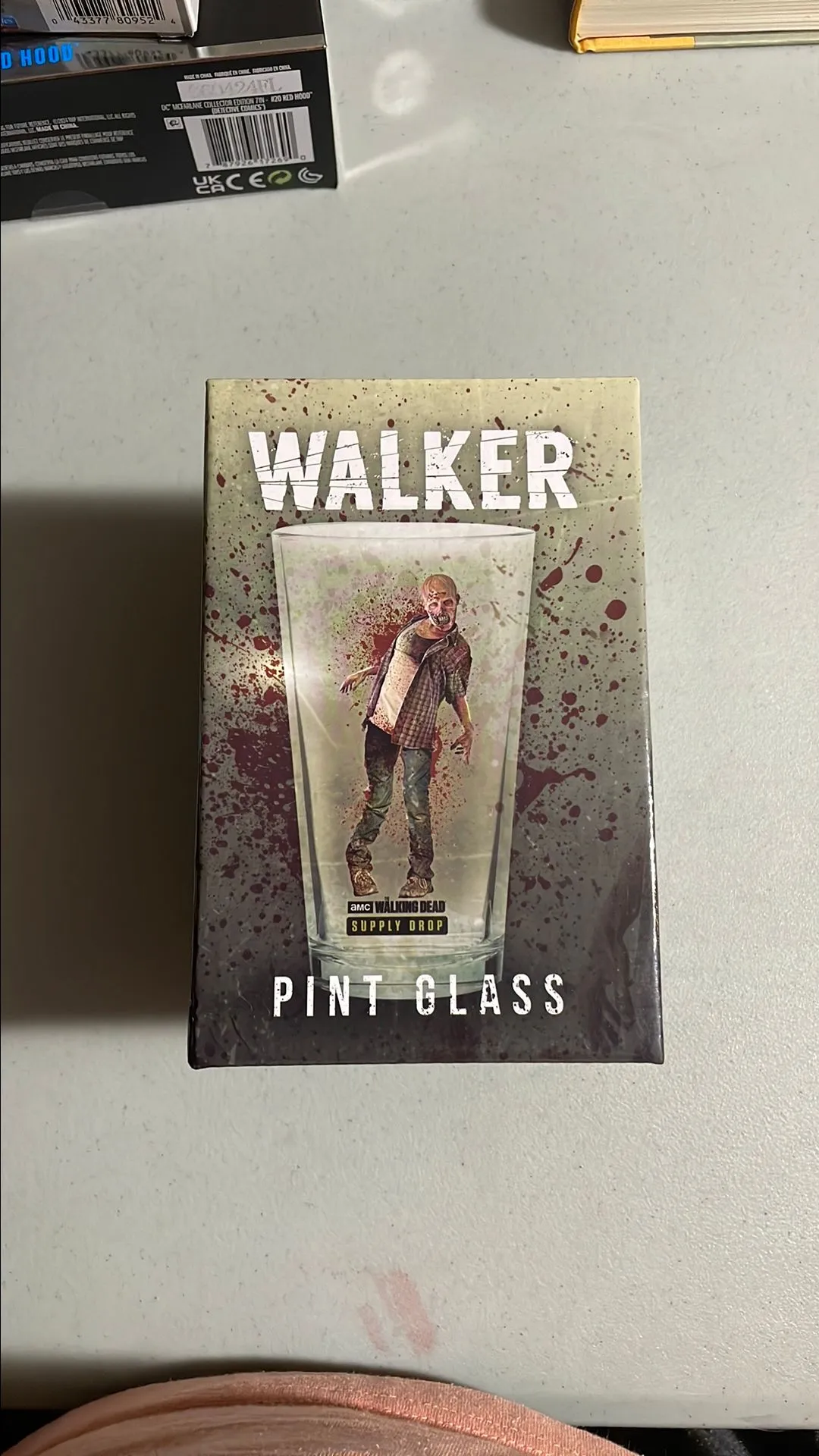 Product image for Walking dead supply drop pint glass