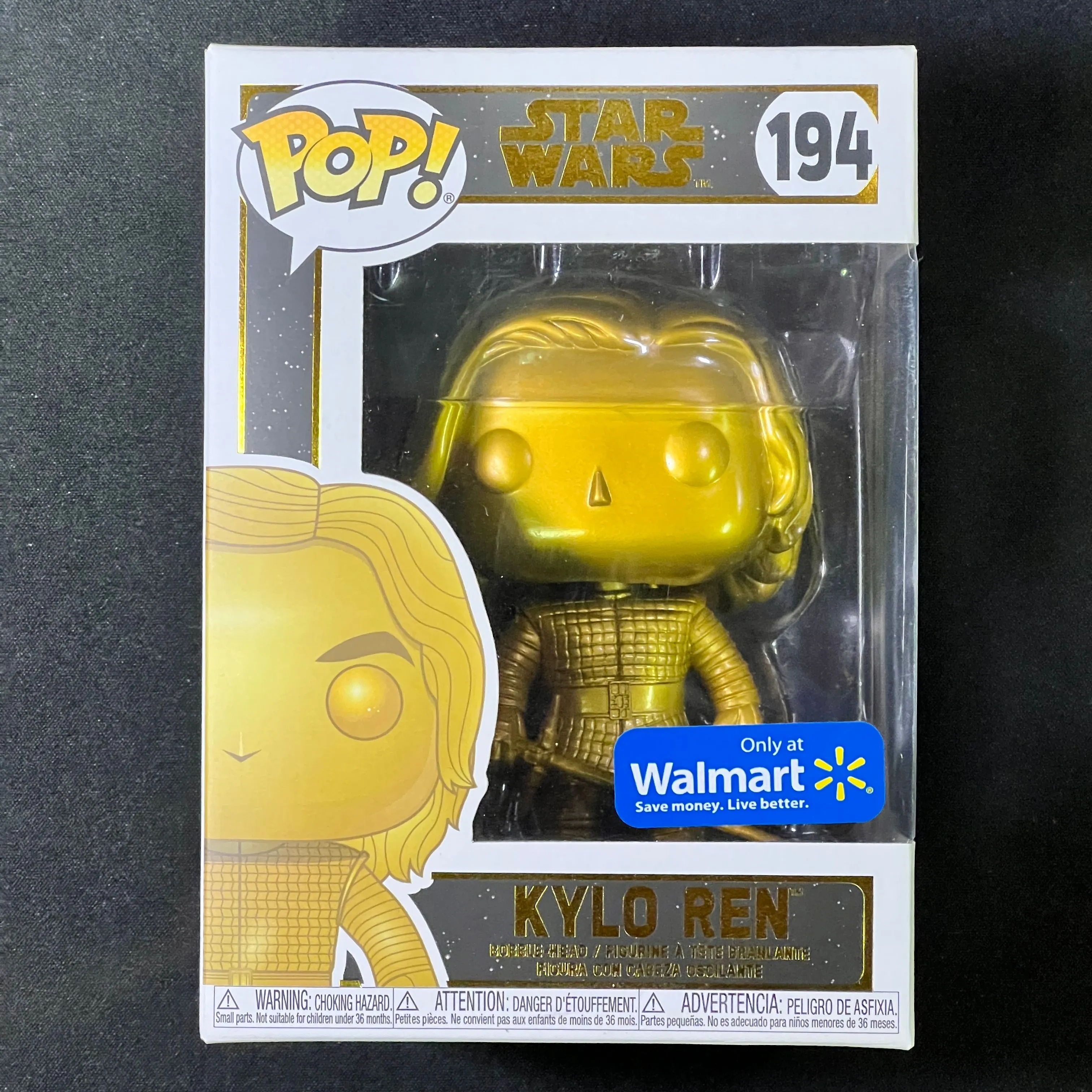 Product image for KYLO REN 194 gold Walmart exclusive