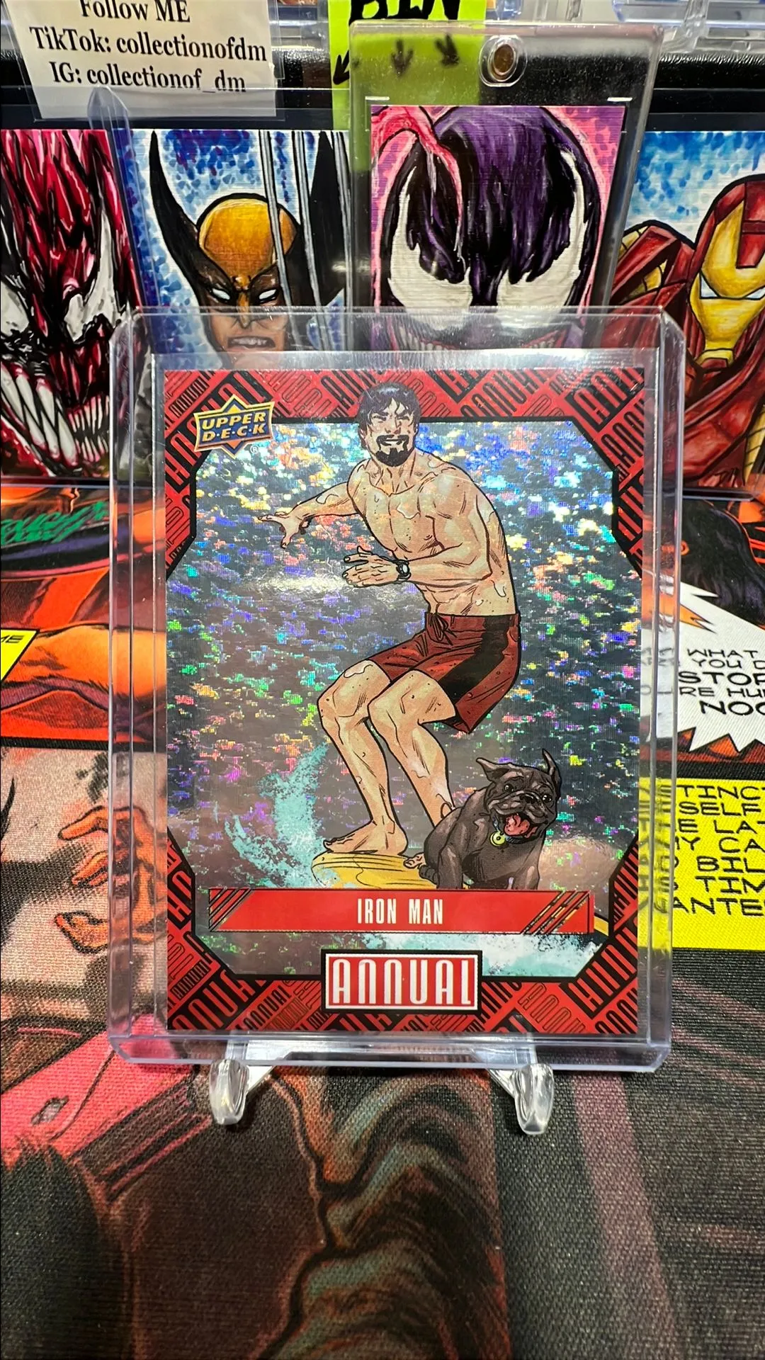 Product image for 2023-24 Marvel Annual Iron Man Silver Sparkle 36
