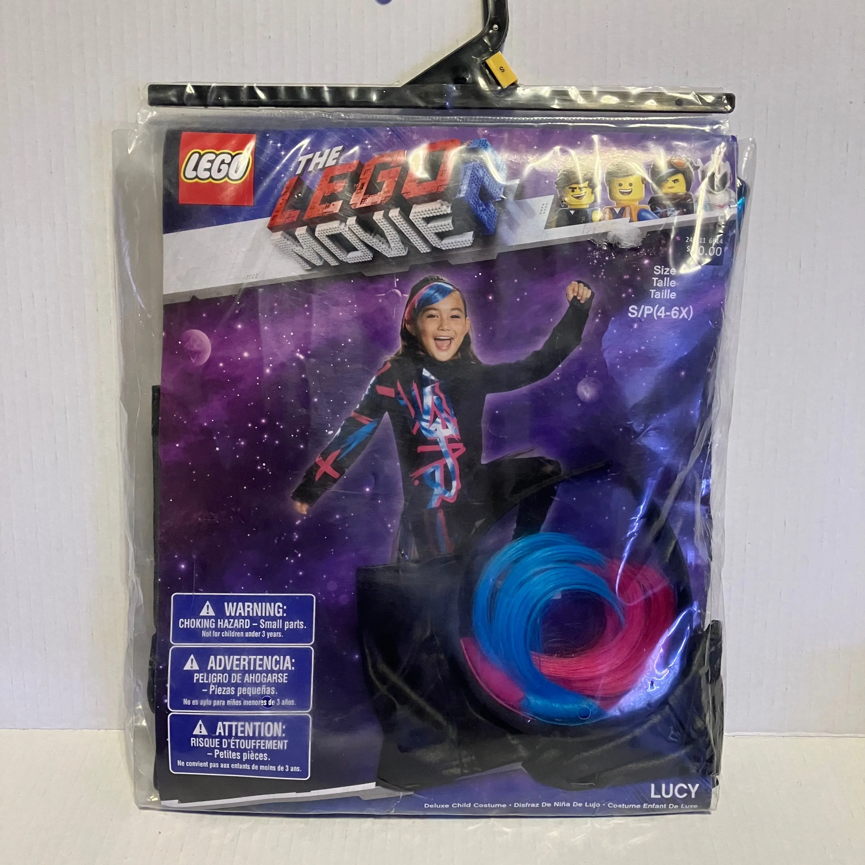 Product image for Lego Movie 2 Lucy Wildstyle Deluxe Child Costume (Girls Kids Small/P 4-6x)