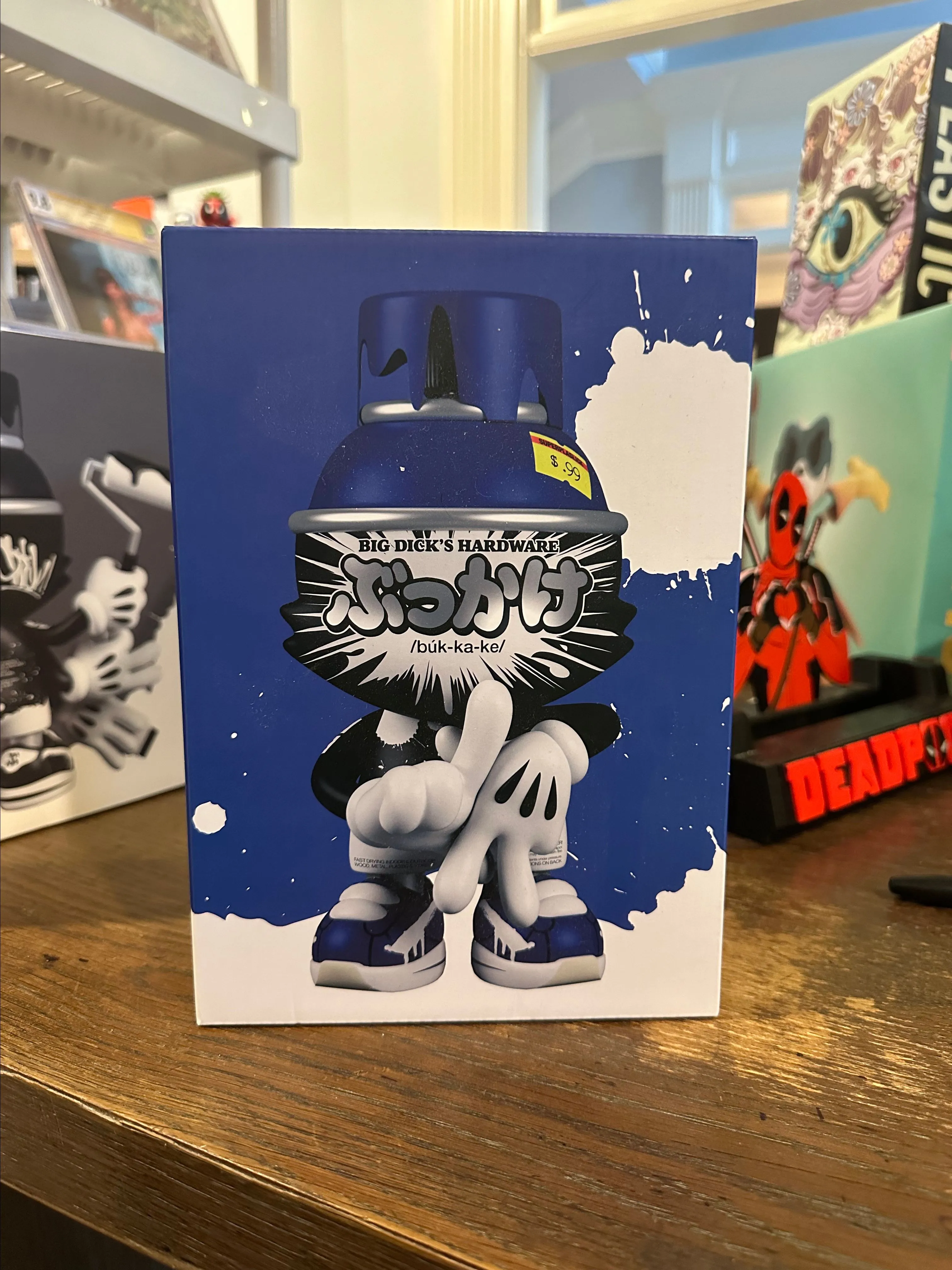 Product image for SuperPlastic OG Slick LA Blue Vinyl Figure