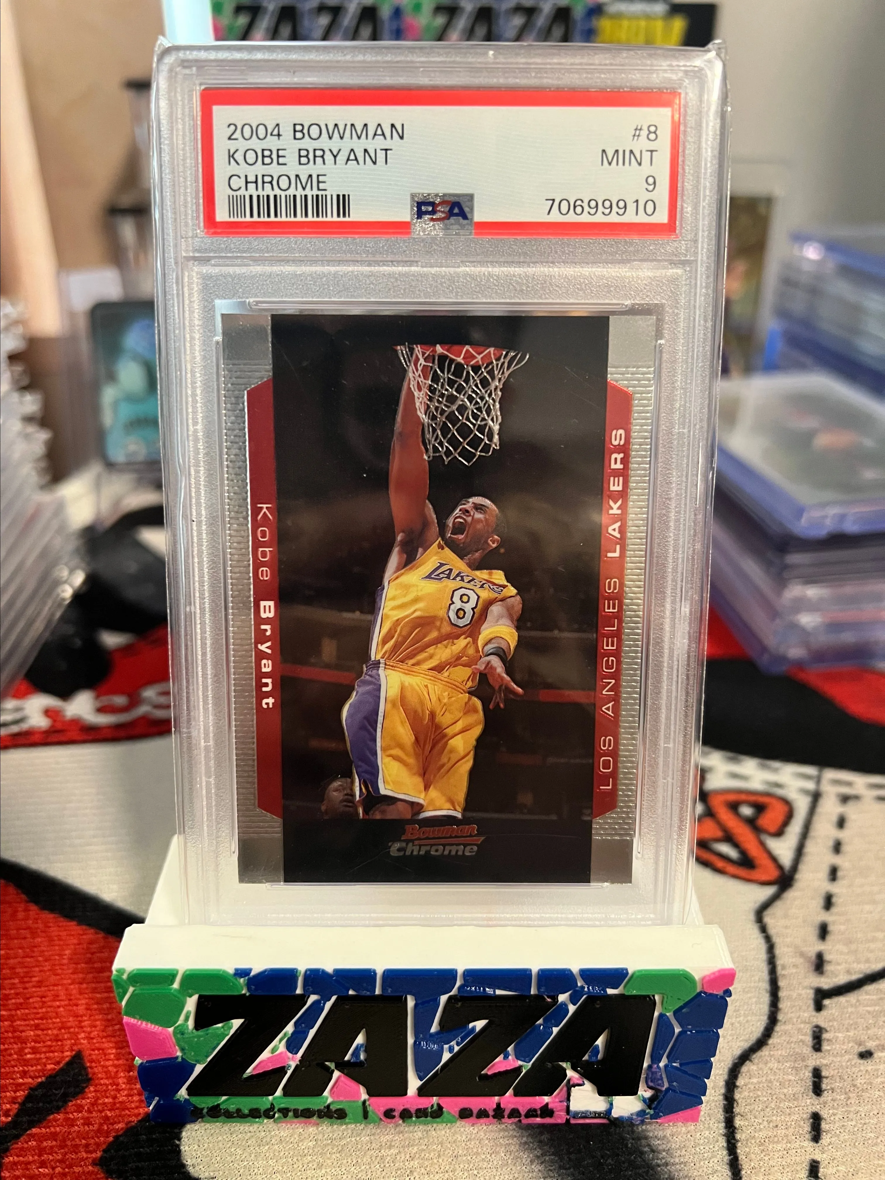 Product image for 2004 Bowman Kobe Bryant 8 Chrome PSA MINT 9