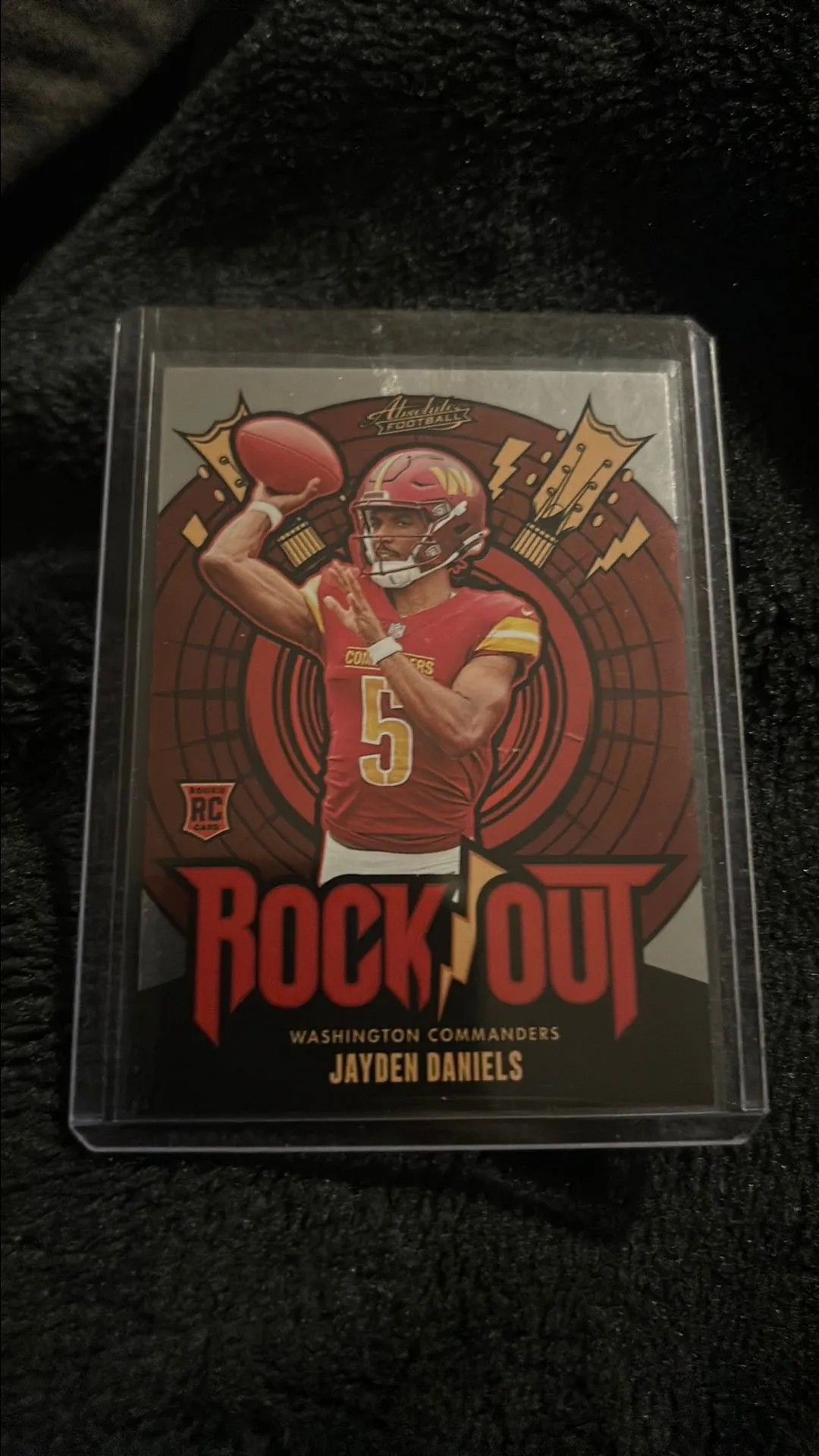 Product image for Jayden Daniels - 2024 Absolute Rock Out (top loader)