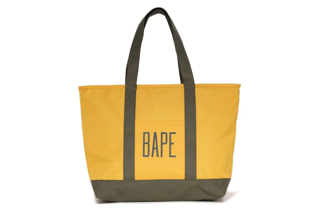 Product image for Bag - Bape Tote Bag 2024 Mustard/Olive