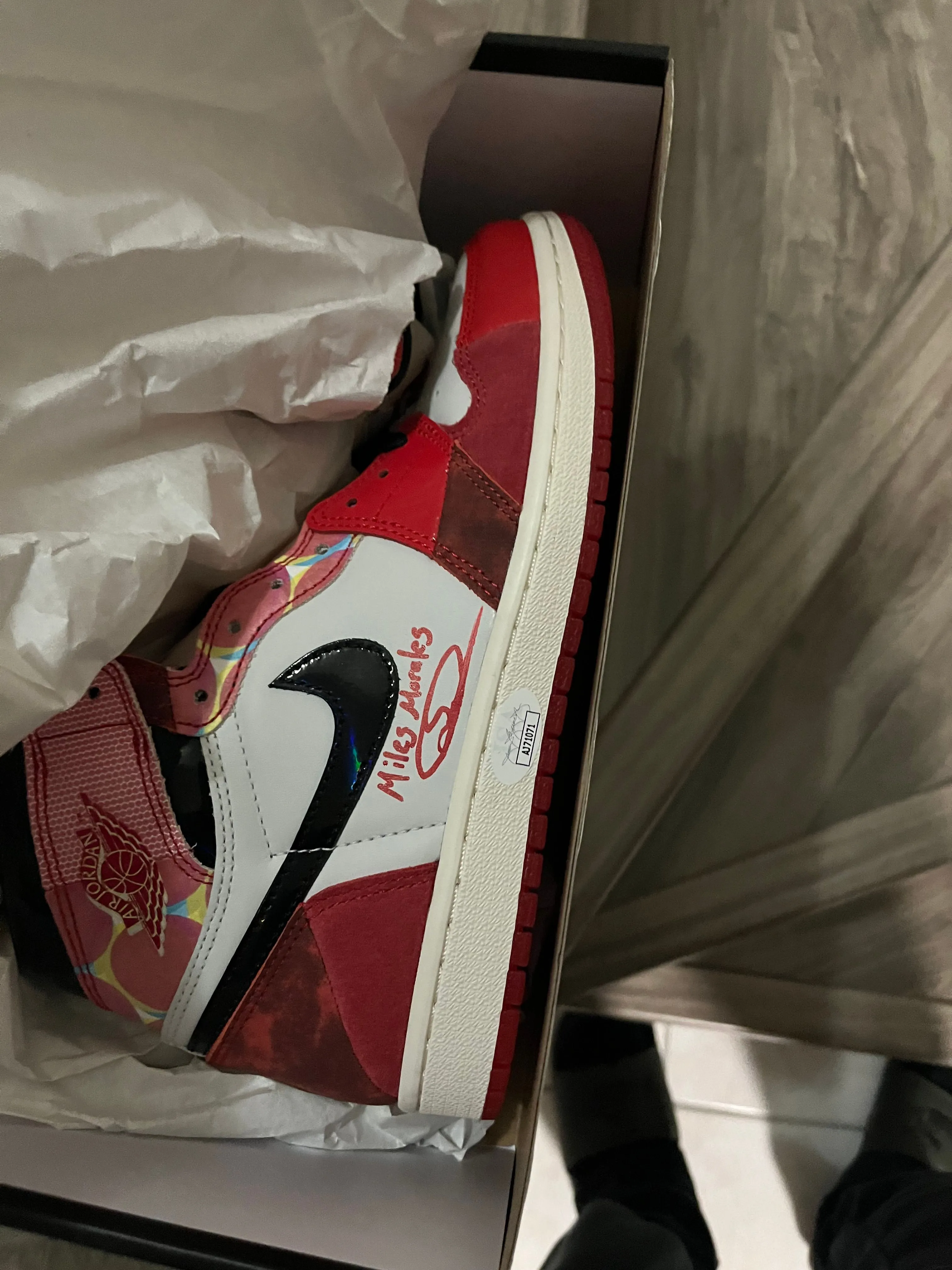 Product image for Jordan 1 RETRO HIGH OG auto JSA size 8