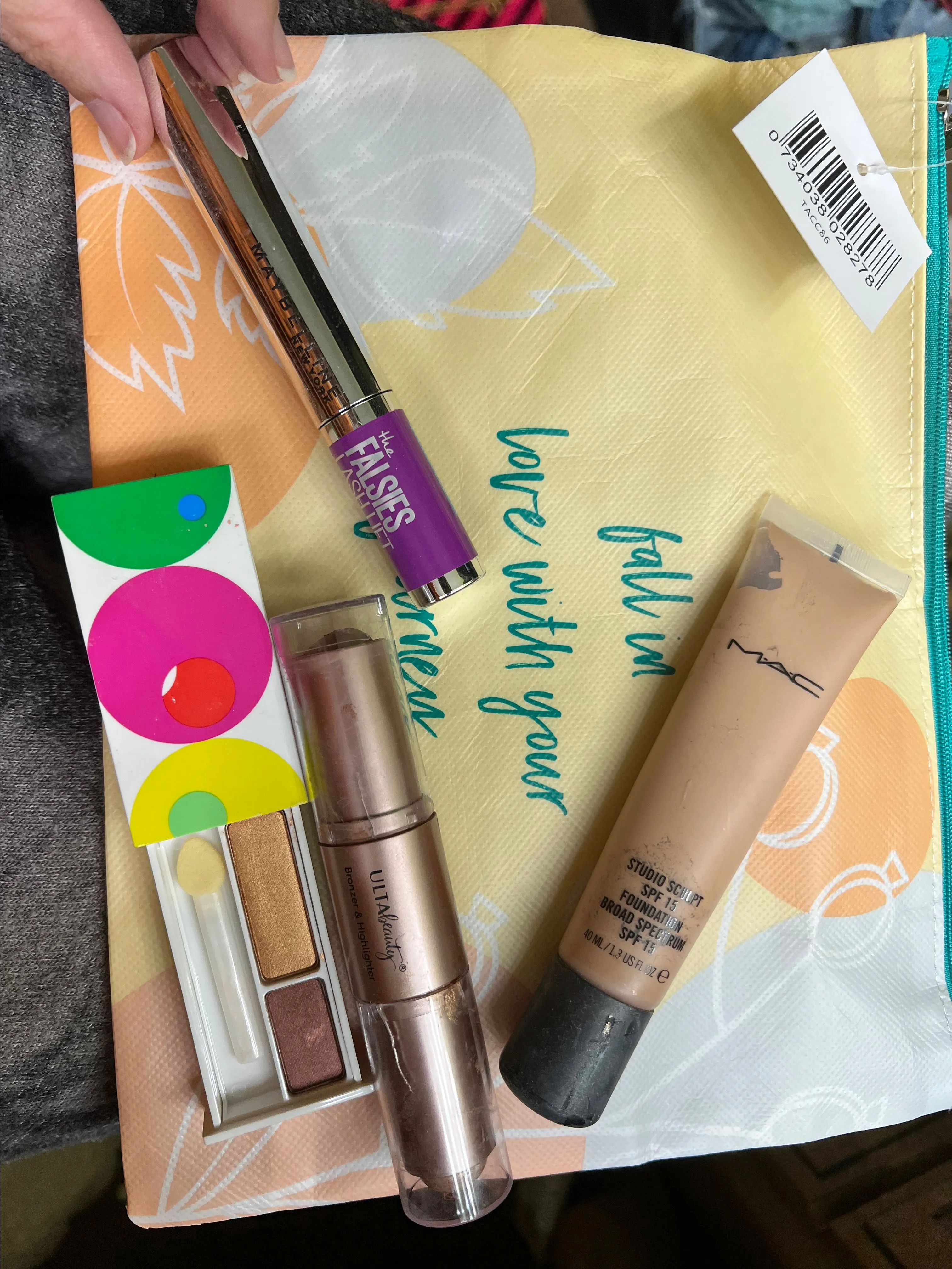Product image for Assorted beauty kit, new cosmetic bag, ulta beauty bronzer stick