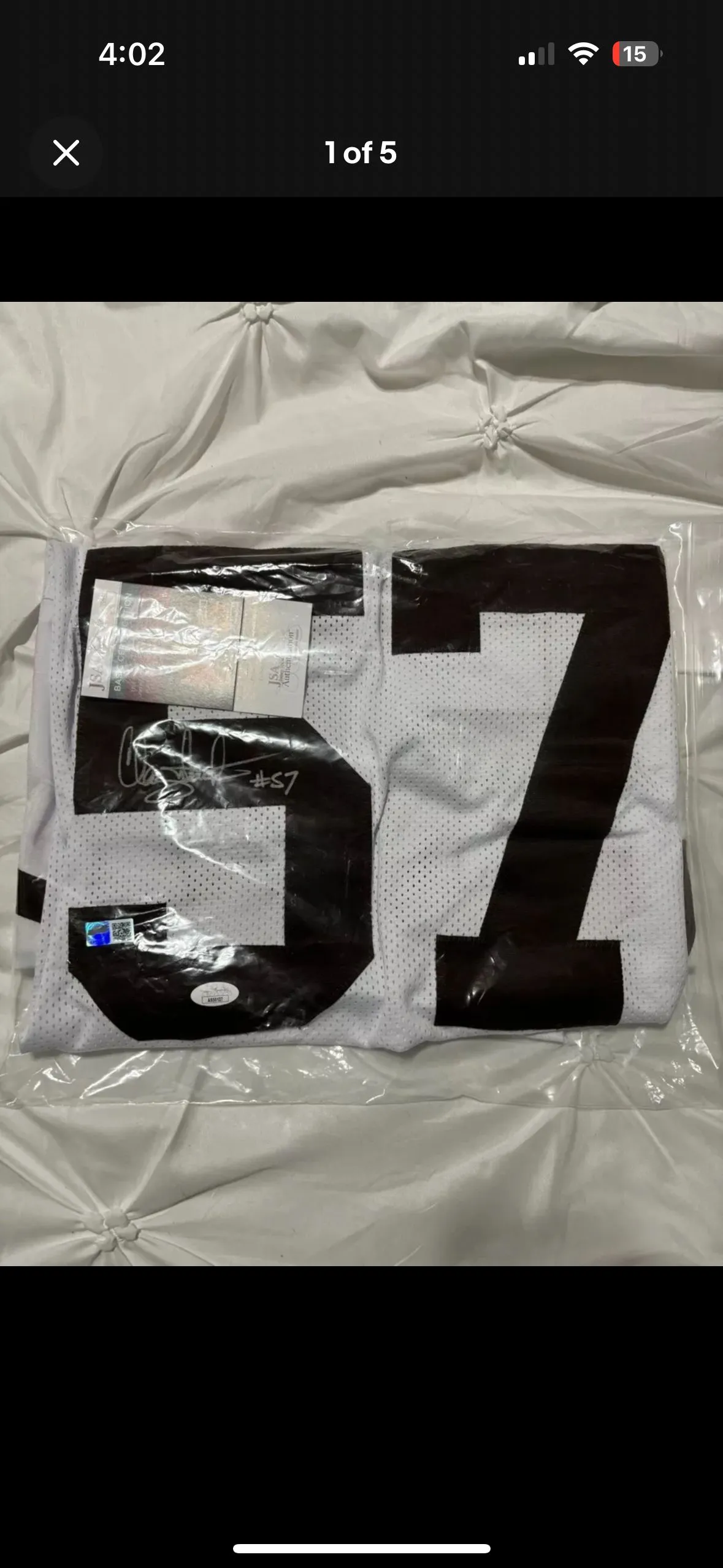 Product image for Clay Matthews Jr. Signed Cleveland Browns Jersey (JSA) 4xProBowl Linebacker 🔥🔥