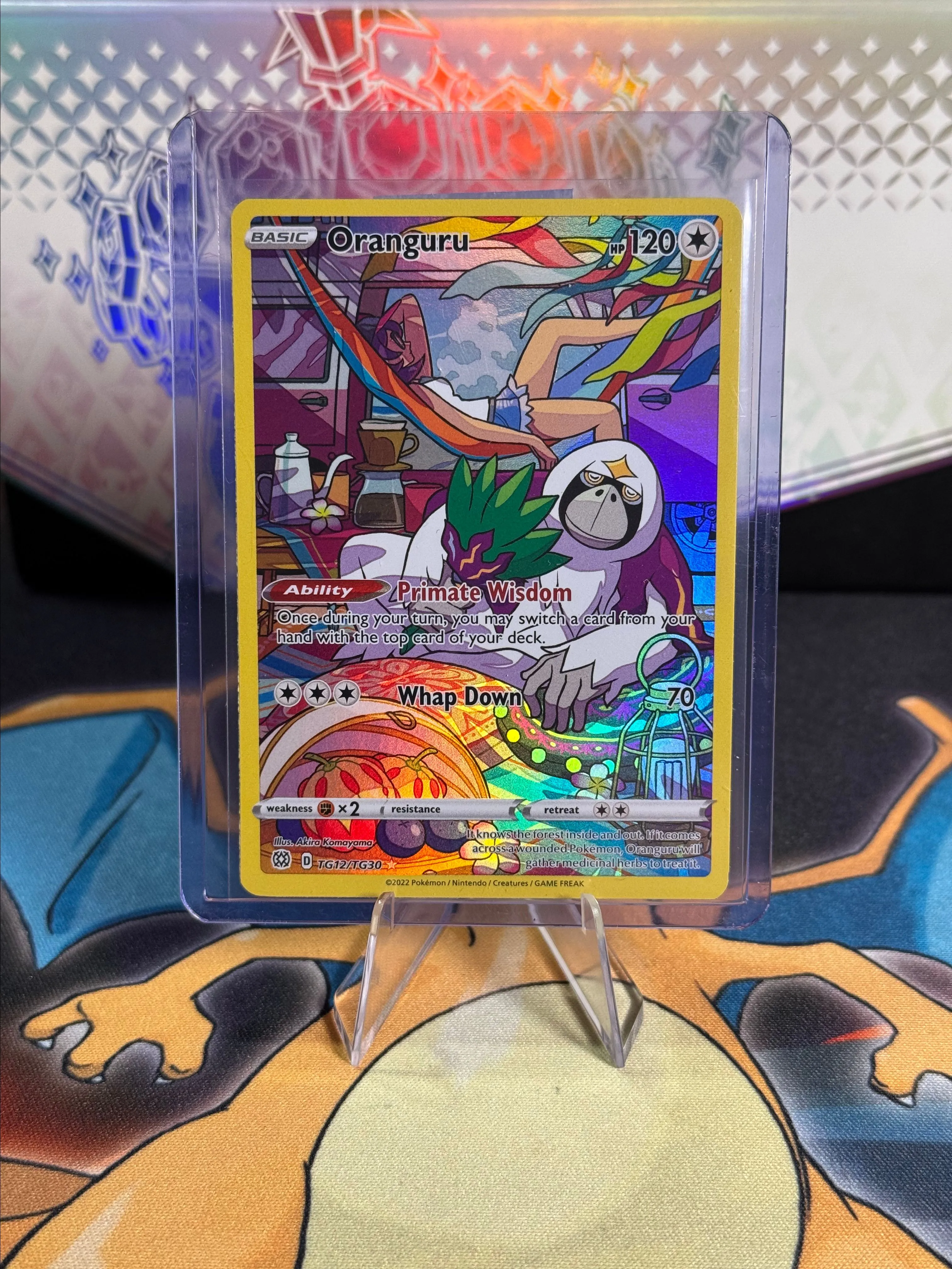 oranguru pokemon card full art Amazon.com: Oranguru TG12/TG30 - Brilliant Stars - Trainer Gallery Pokemon  Card main image 1