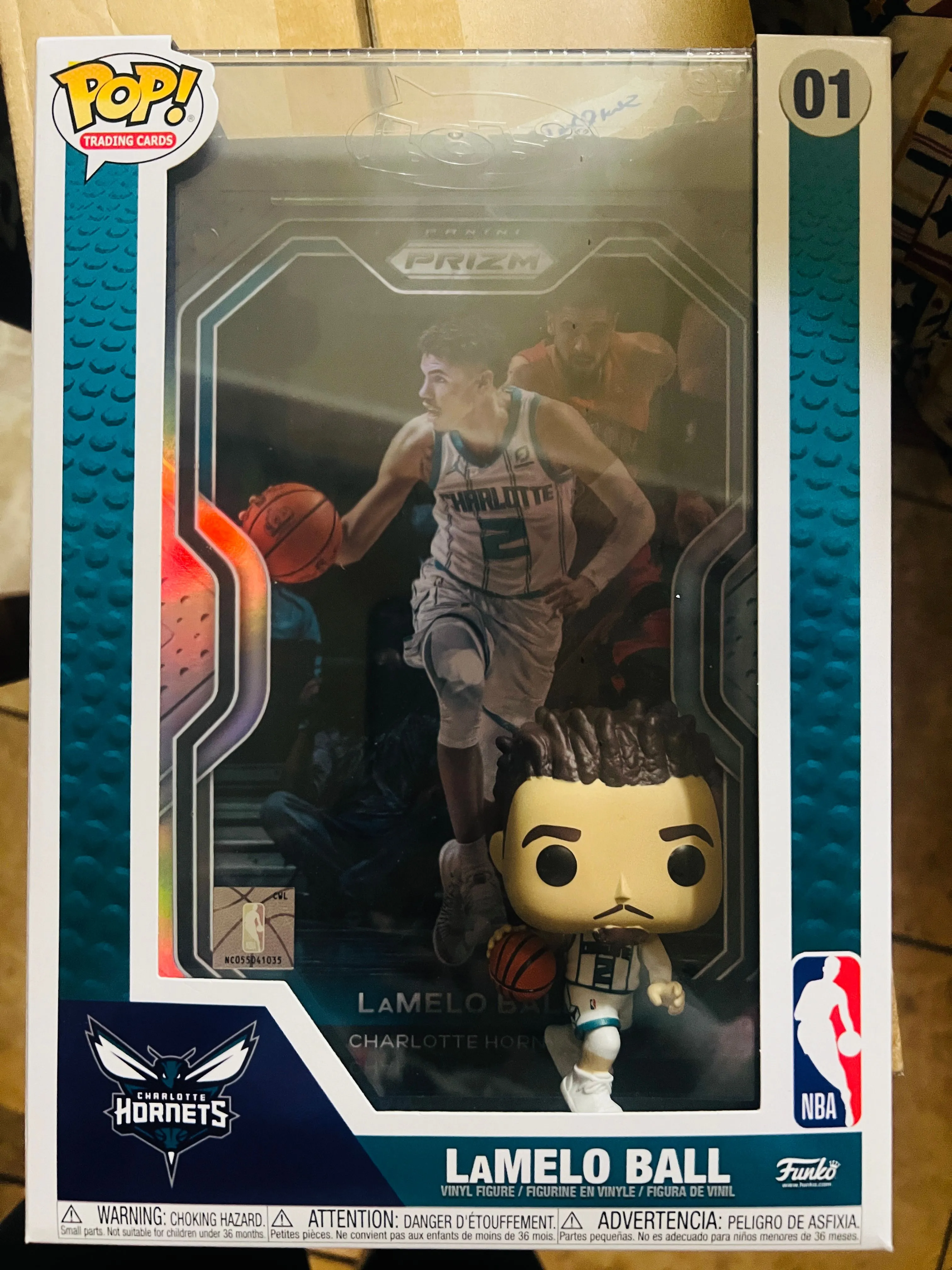 Product image for LAMELO BALL ROOKIE Trading card PRIZM FUNKO #01