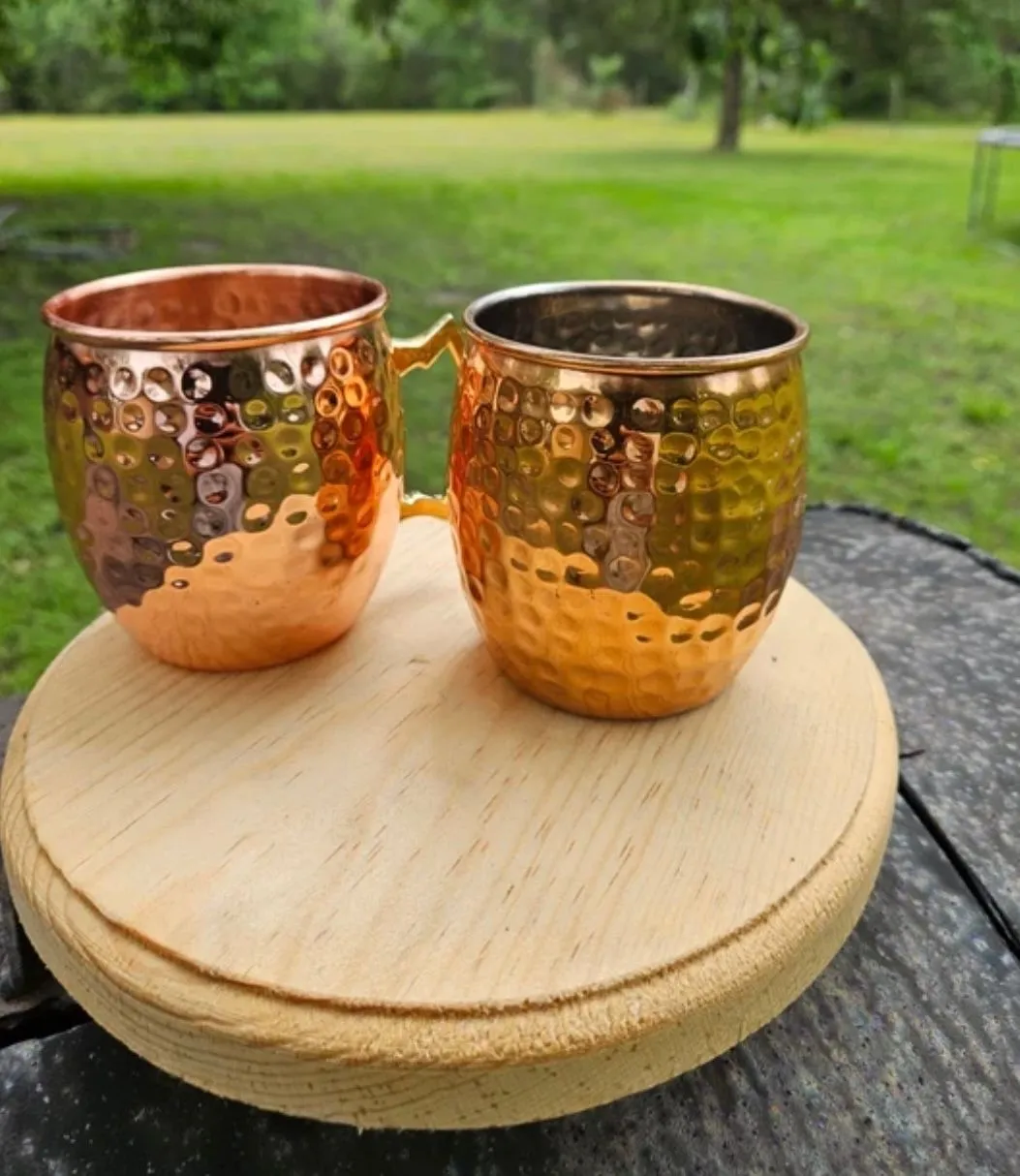 Product image for 4 Moscow mule mugs & 2 shot mules