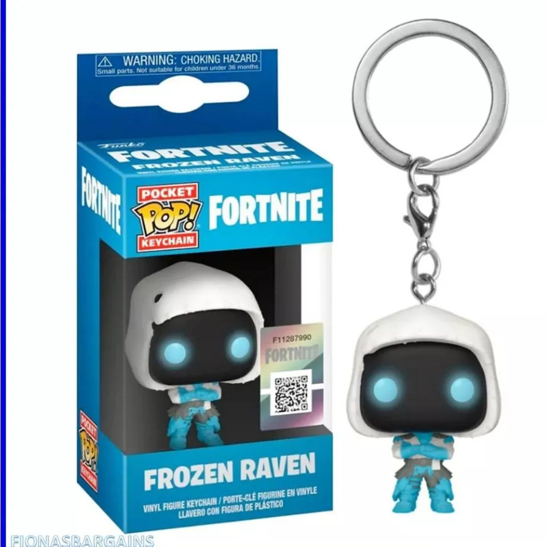 Product image for Funko pop Fortnite frozen Raven keyring