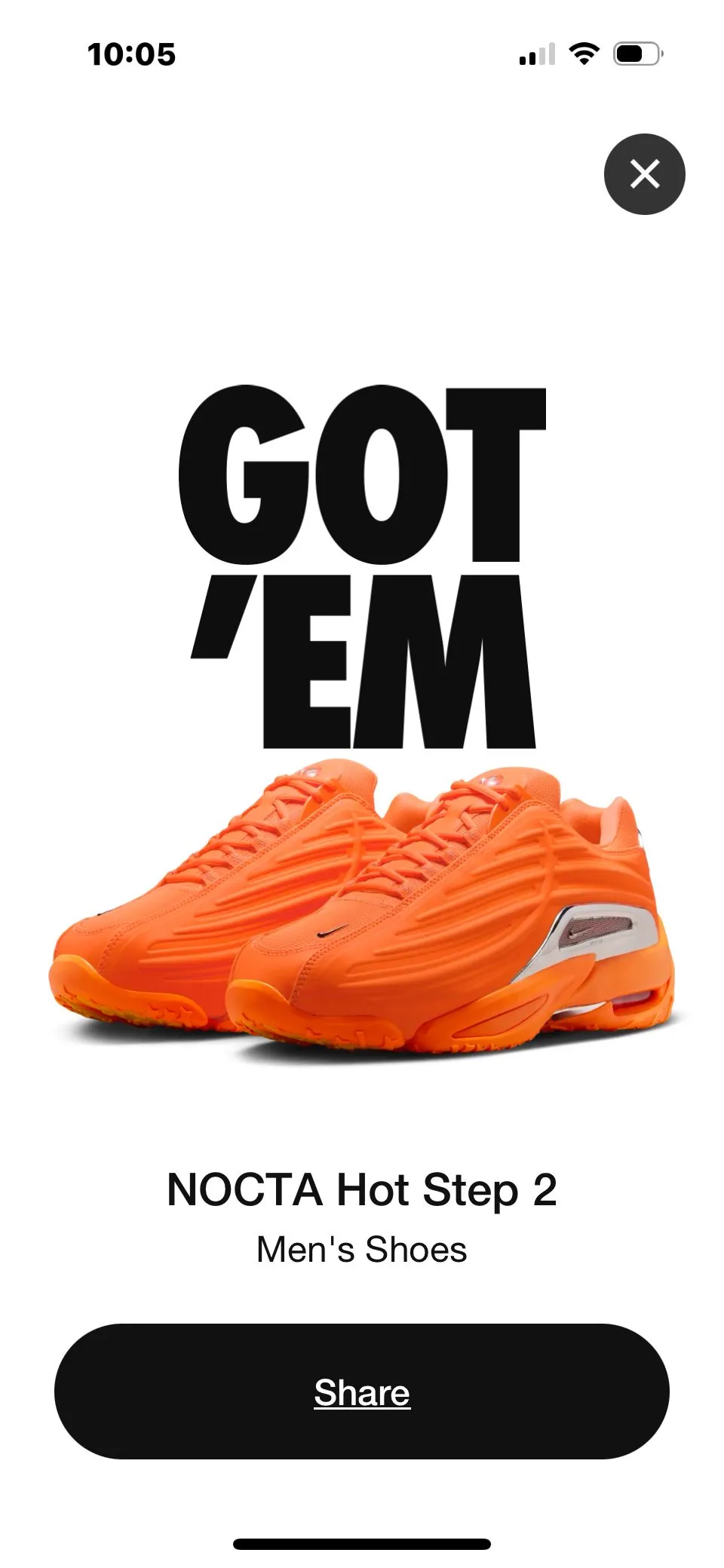 Product image for Drake Nocta total orange