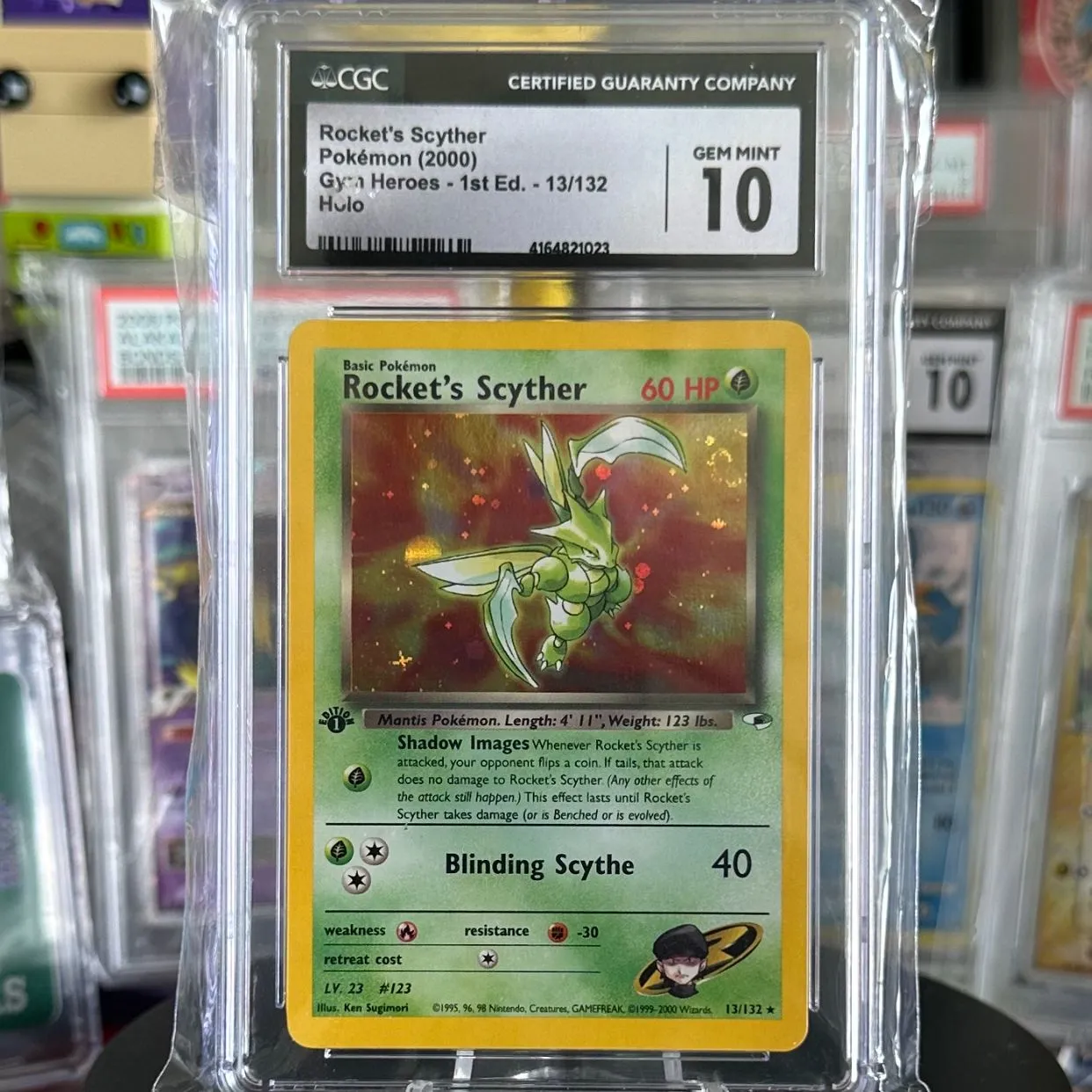 2000 Gym Heroes - 1st Edition Rockets Scyther CGC Gem Mint 10  Whatnot:  Shop, Sell, Connect