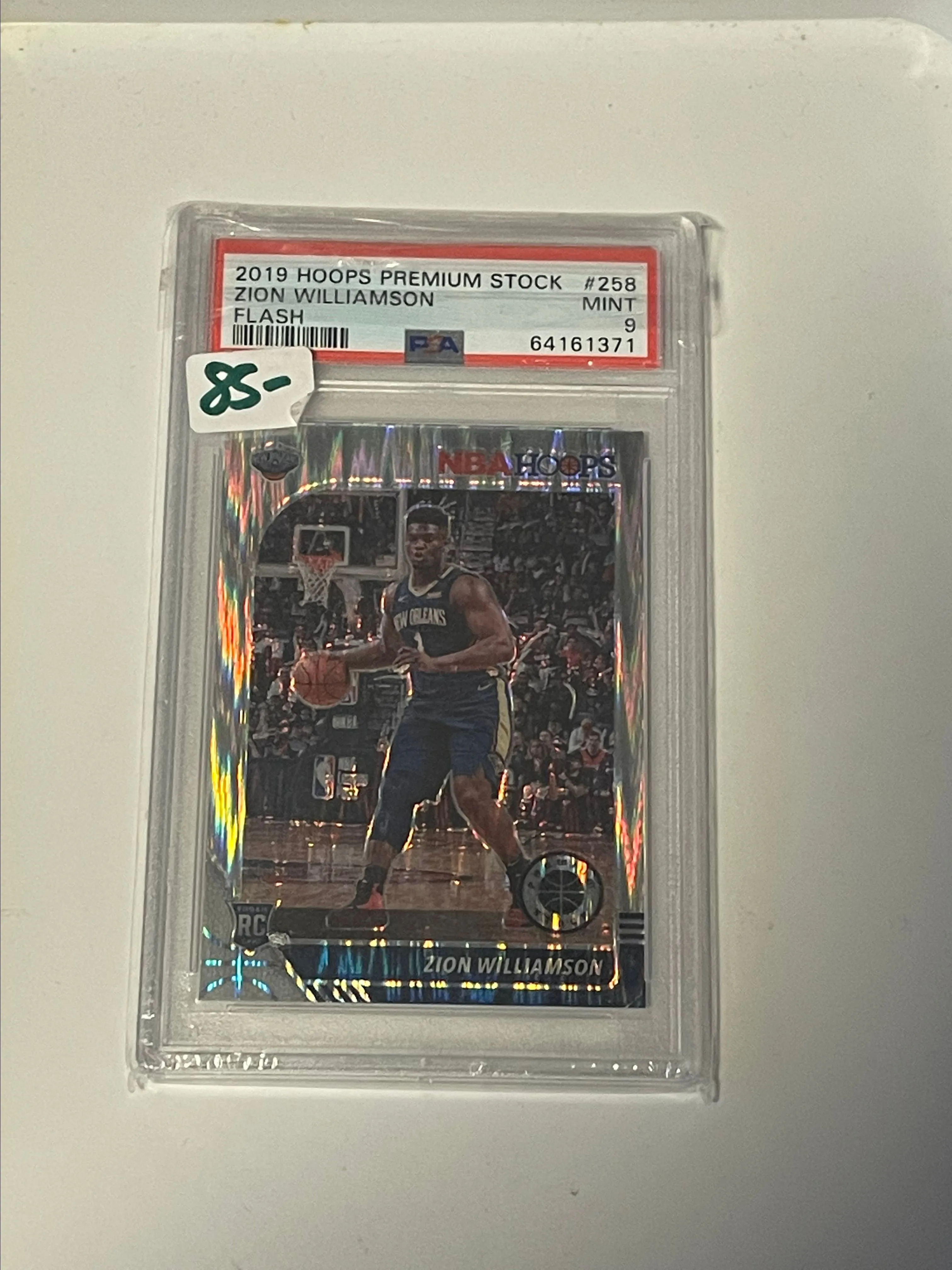 Product image for 2019 Hoops Premium Stock Flash Zion Williamson