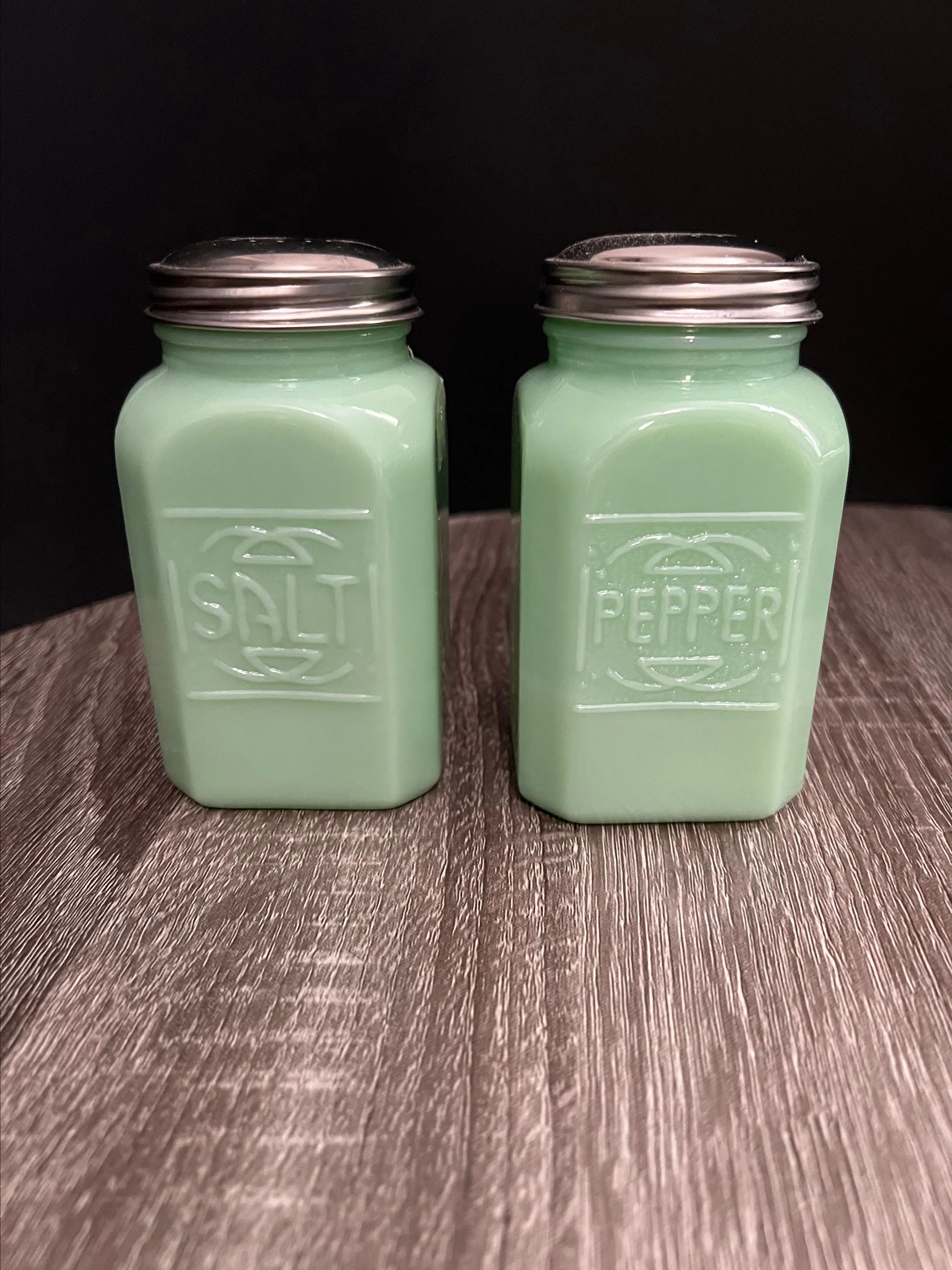 Product image for Jadeite Salt and Pepper Shakers