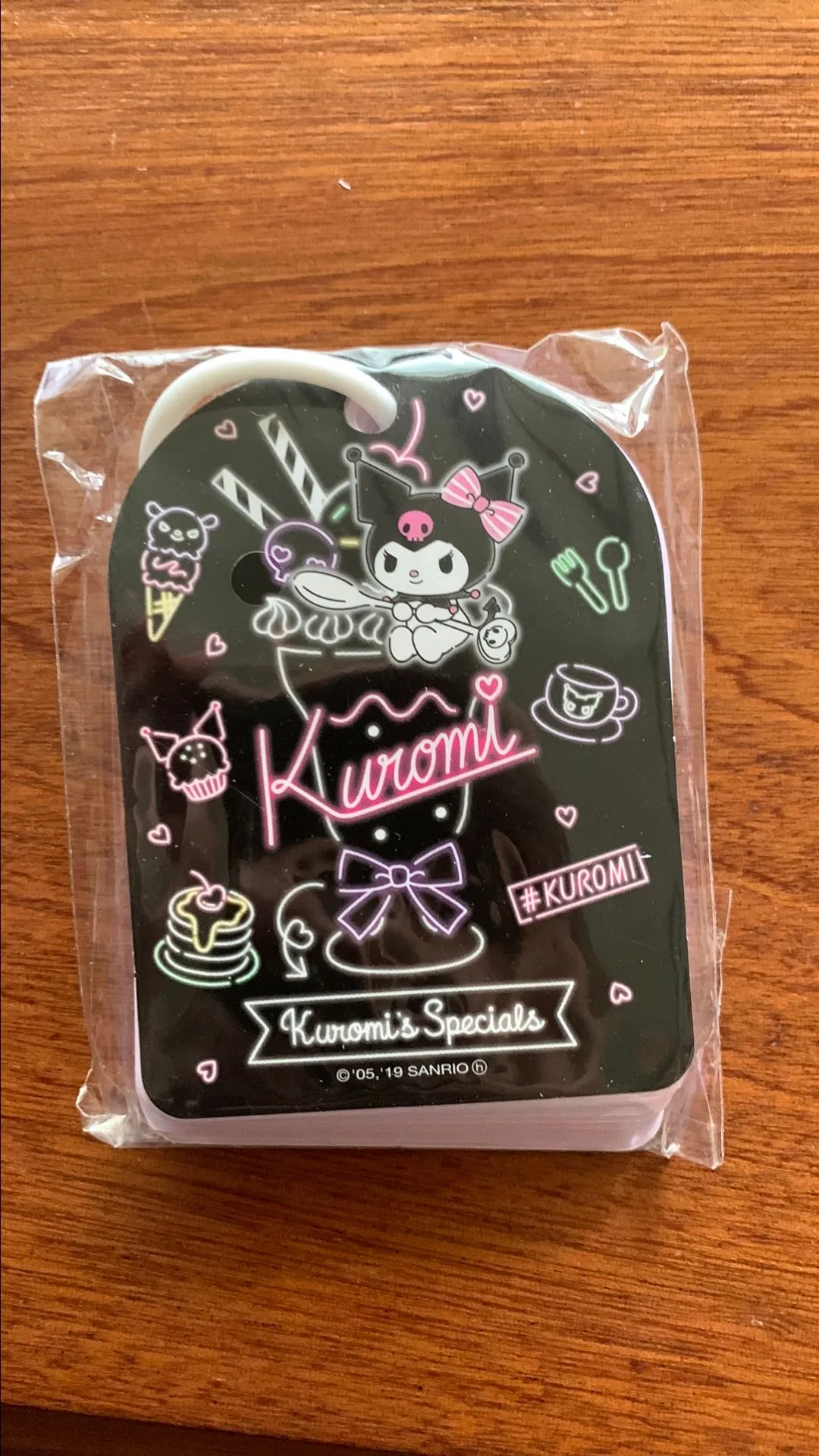 Product image for Kuromi keychain note book