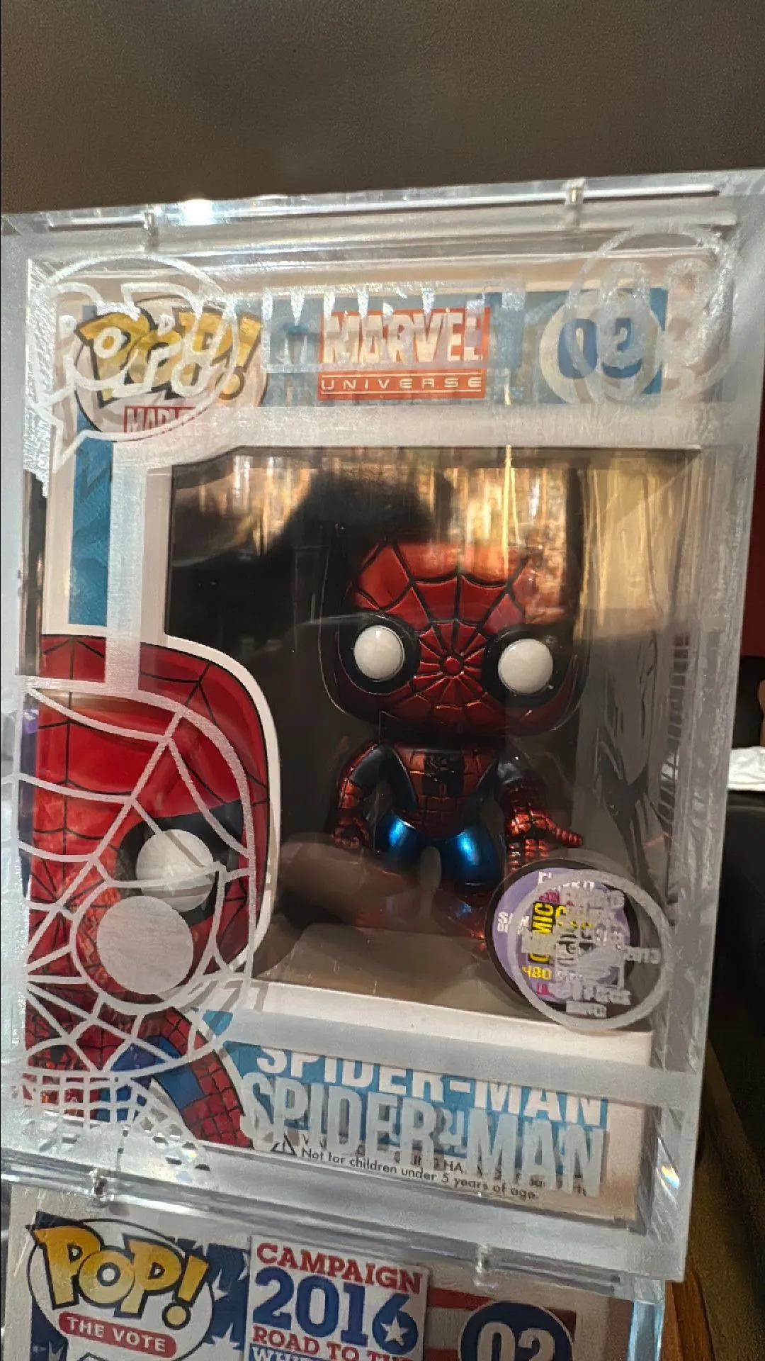 Product image for SPIDERMAN SDCC METALLIC