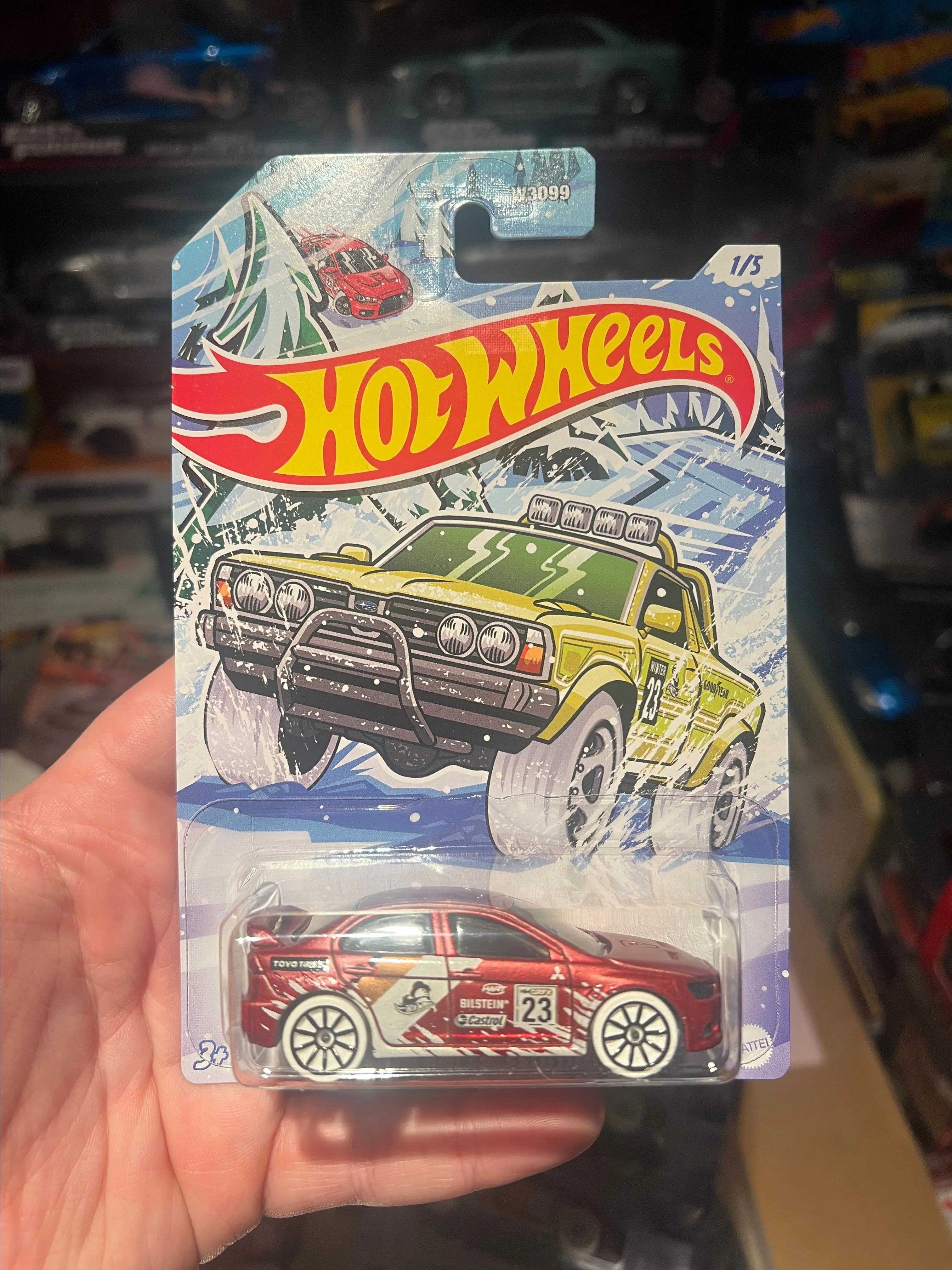 Product image for Hotwheels 2023 Holiday 2008 Mitsubishi Lancer Evolution🔥