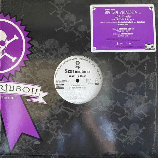 Product image for Scar / Janelle Monáe – What Is This / Lettin' Go 12”