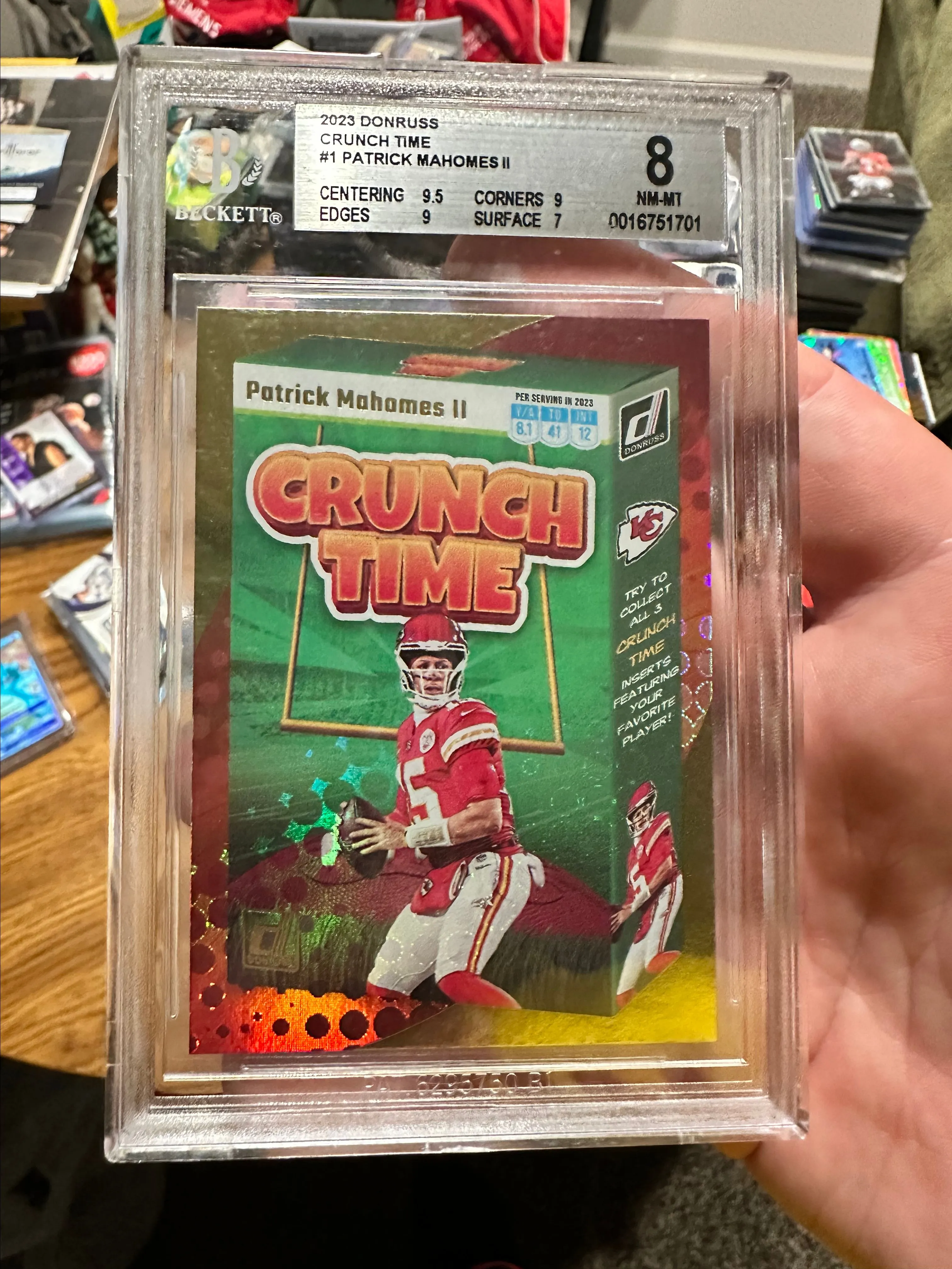 Product image for 2023 PANINI DONRUSS - PATRICK MAHOMES - CRUCH TIMES