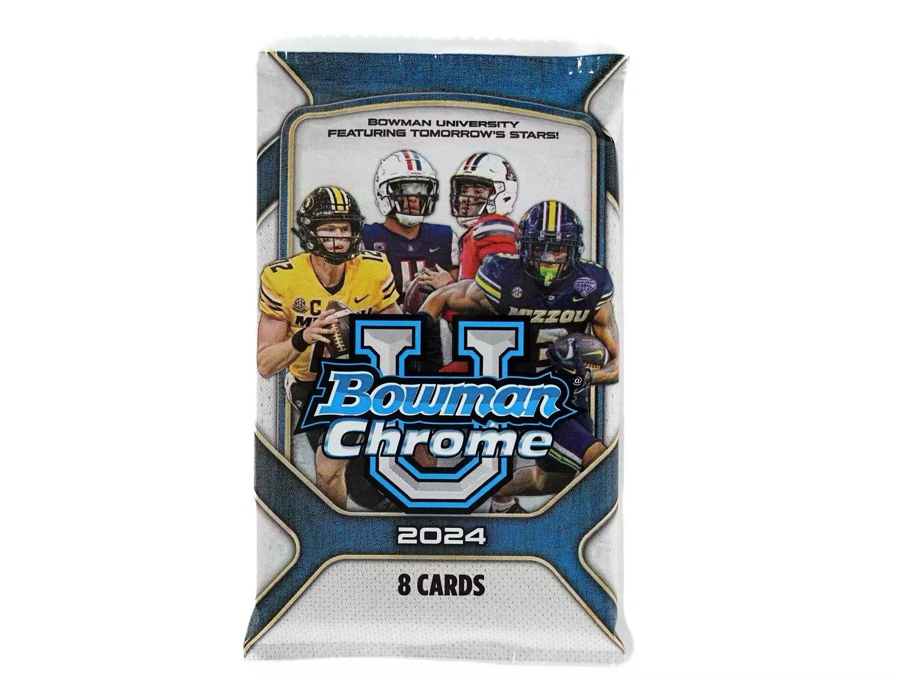 Product image for Bowman University Chrome 2024 Hobby Pack