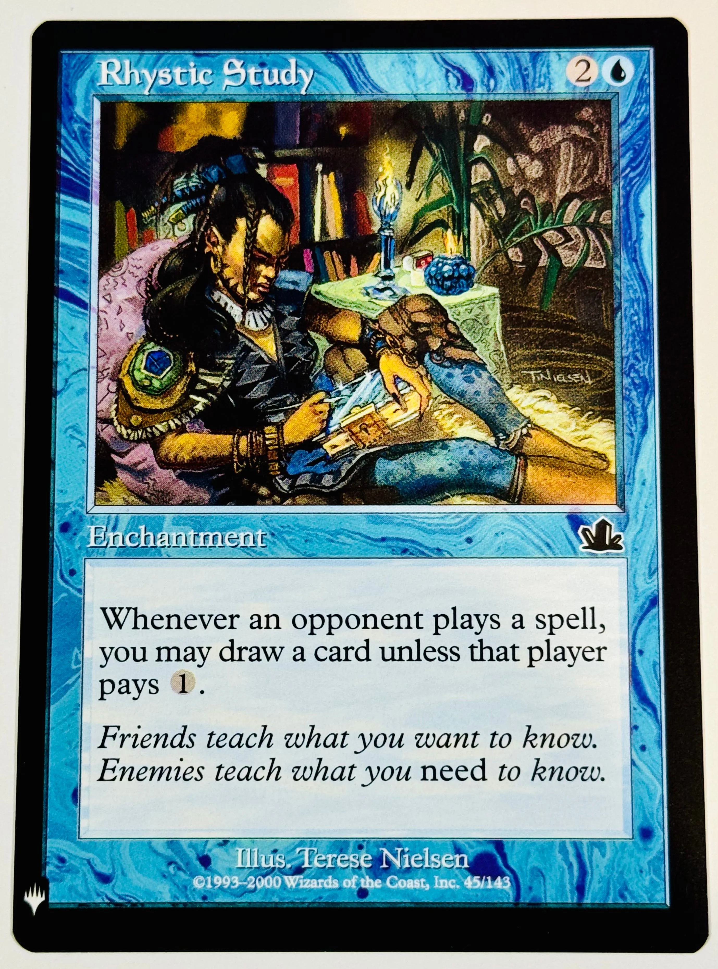 rhystic study mtg card Rhystic Study Prophecy main image 1