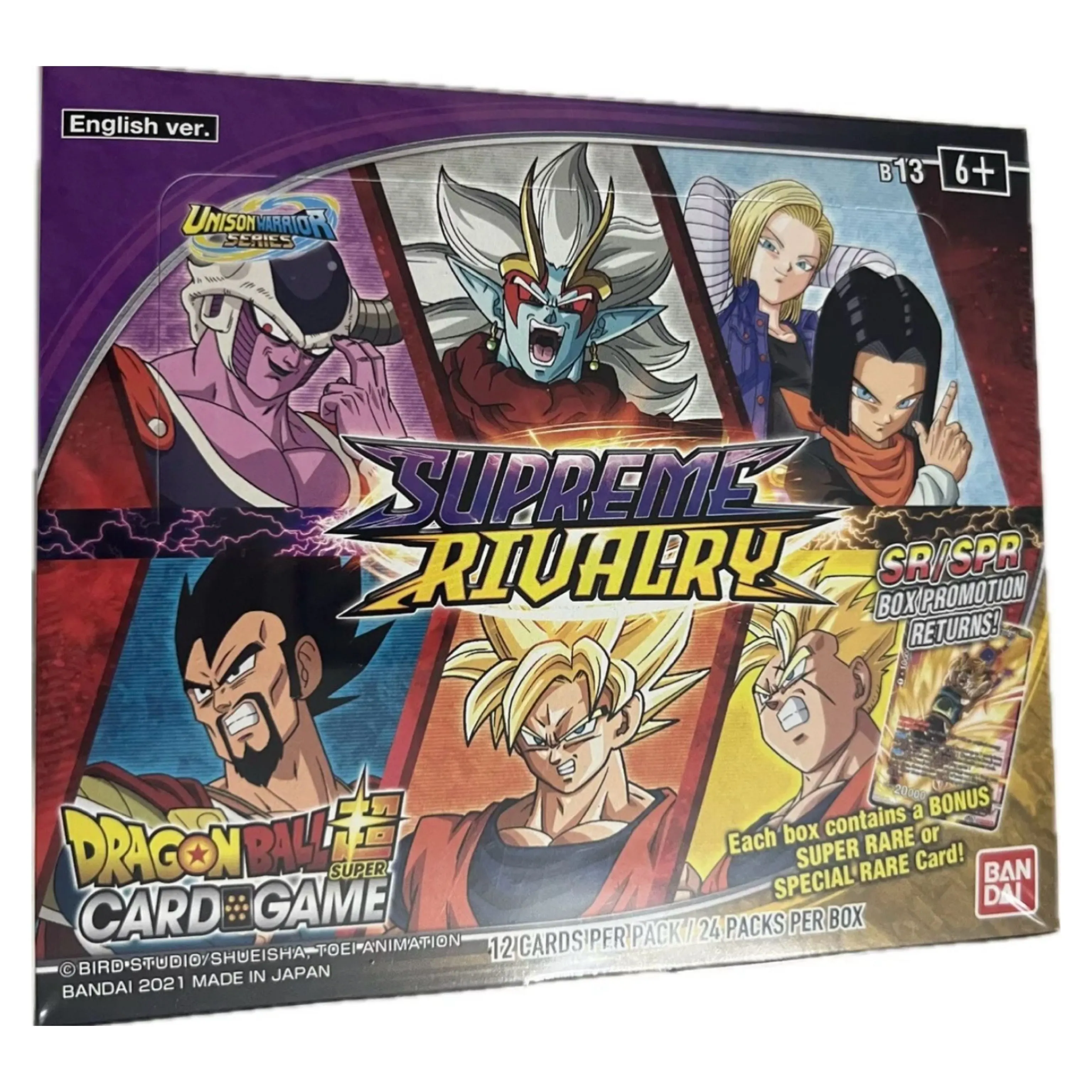 dragon ball super supreme rivalry booster box Dragon Ball Super Supreme Rivalry Booster Pack main image 0